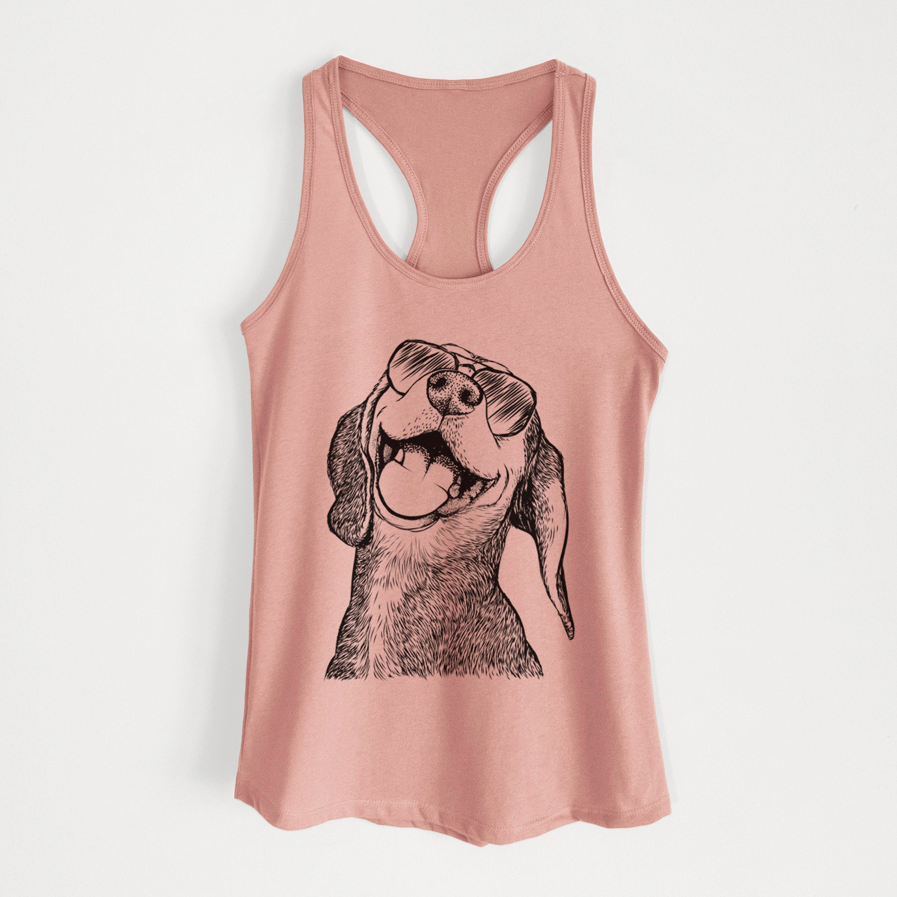 Belle the Hound Mix - Women's Racerback Tanktop