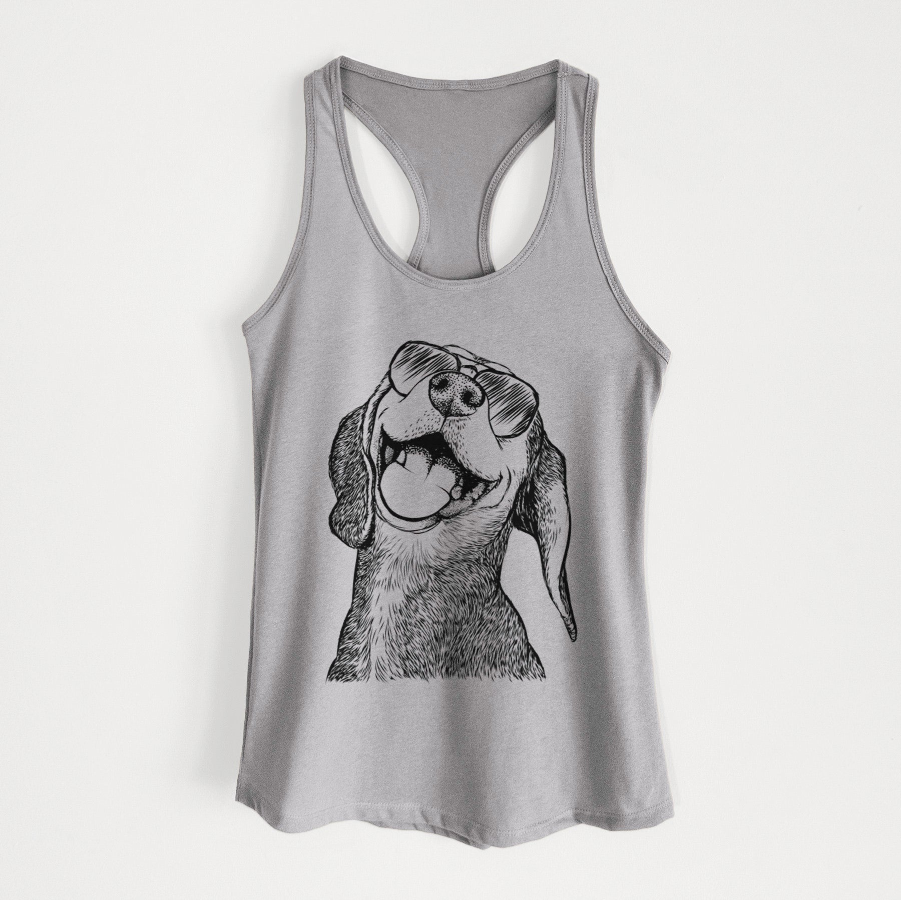 Belle the Hound Mix - Women's Racerback Tanktop