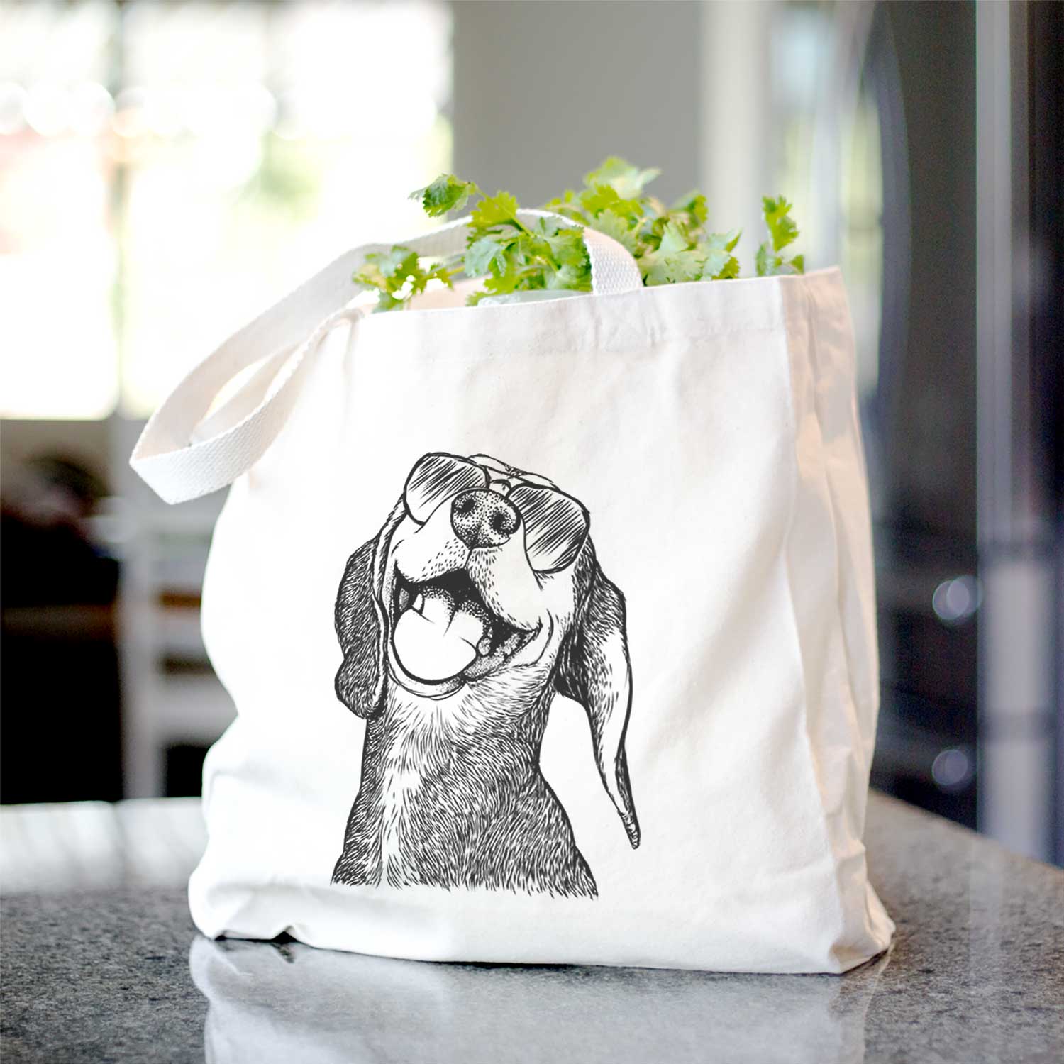 Belle the Hound Mix - Tote Bag