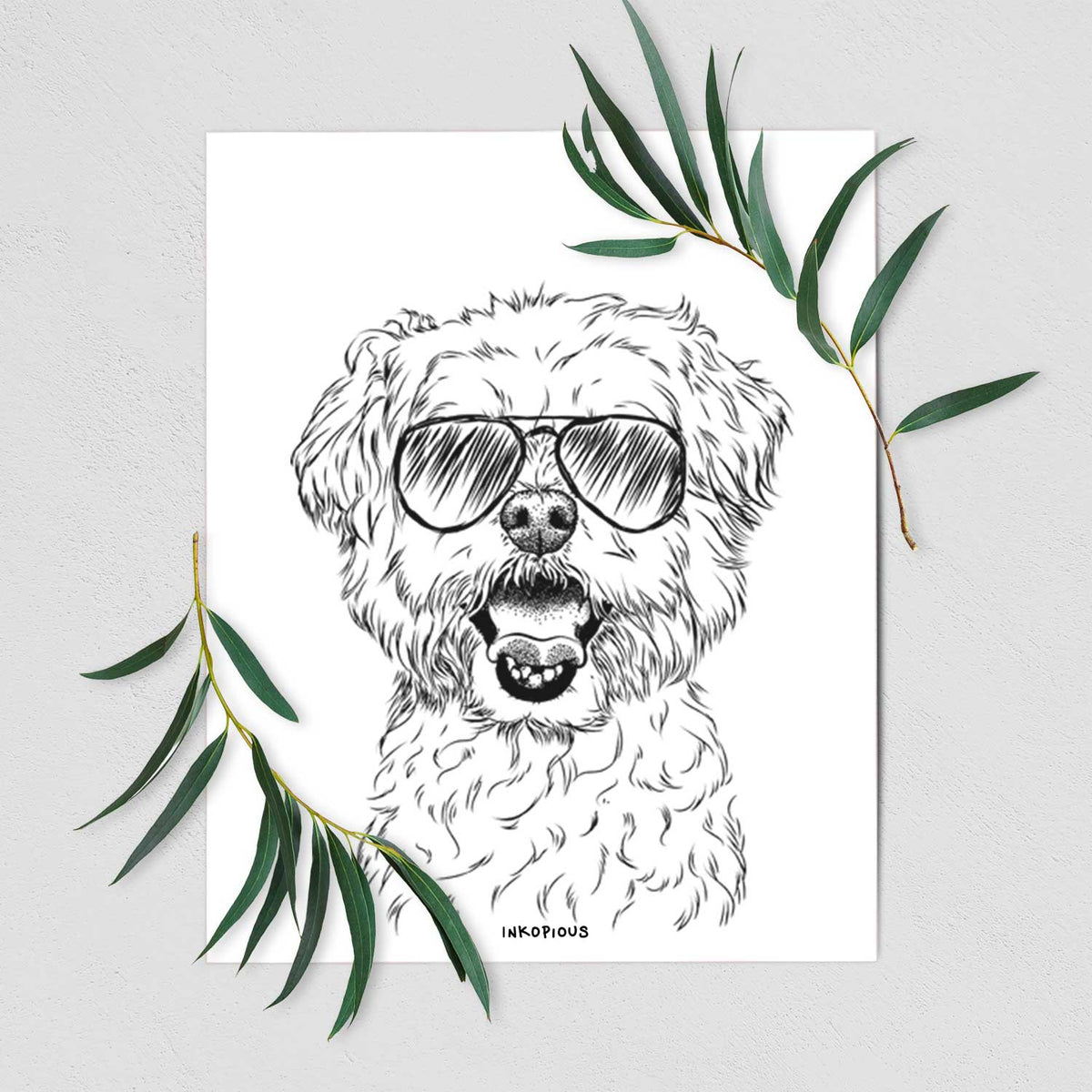 Belle the Maltipoo Art Print
