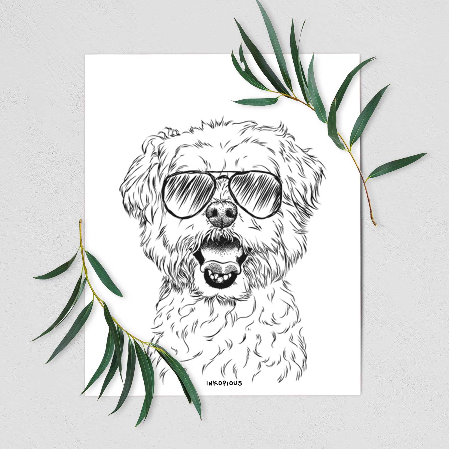 Belle the Maltipoo Art Print