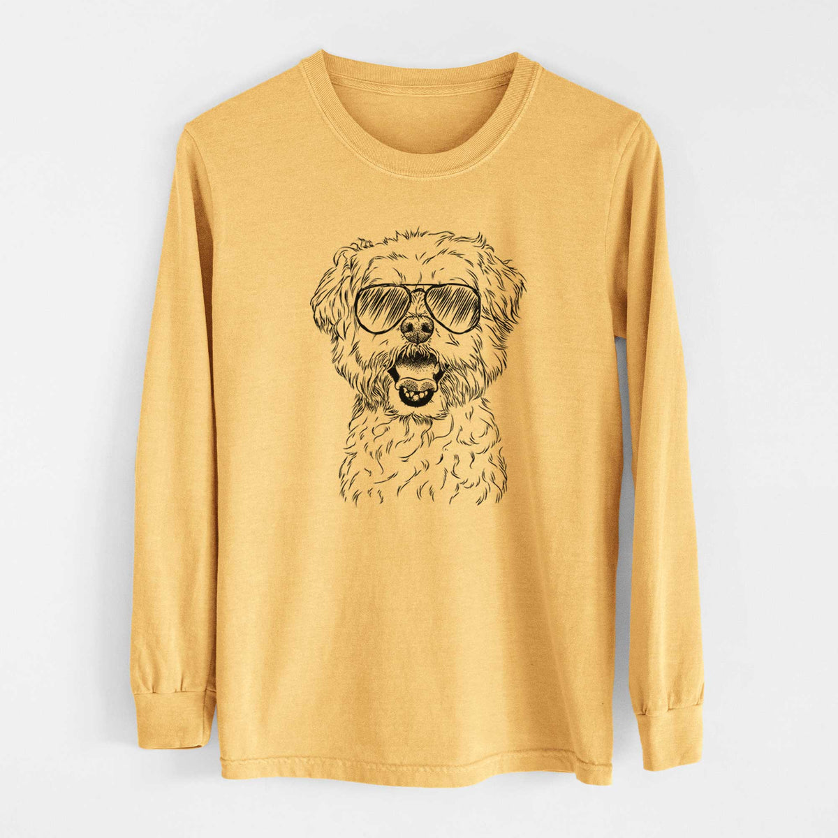 Aviators Belle the Maltipoo - Heavyweight 100% Cotton Long Sleeve