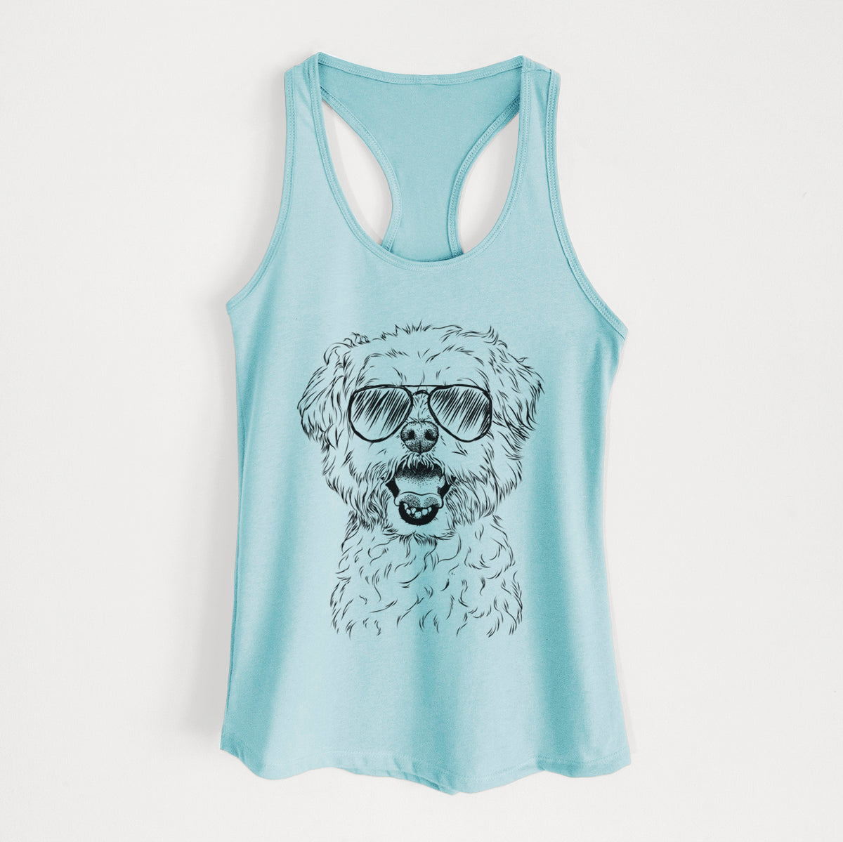 Belle the Maltipoo - Women's Racerback Tanktop