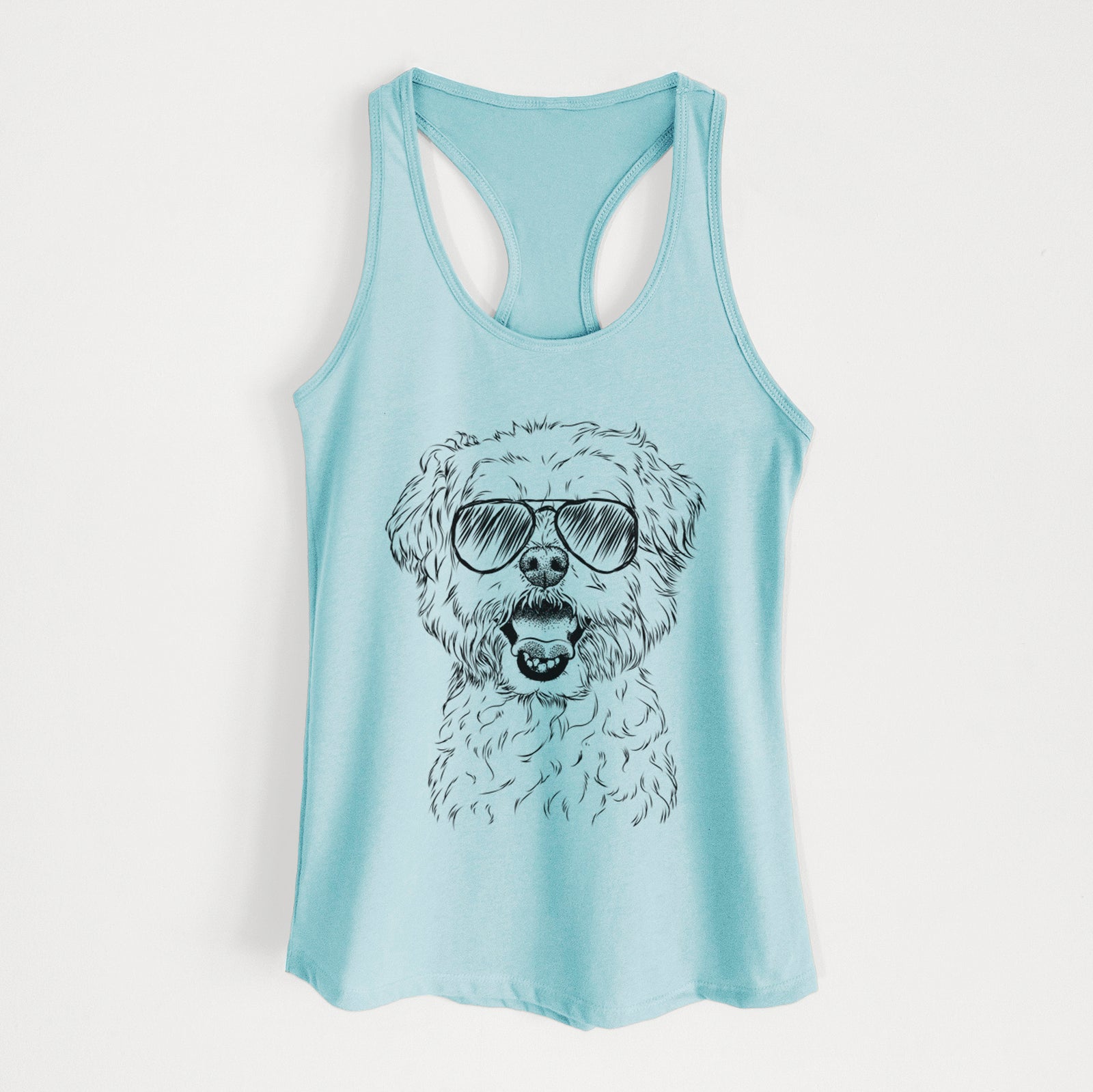 Belle the Maltipoo - Women's Racerback Tanktop