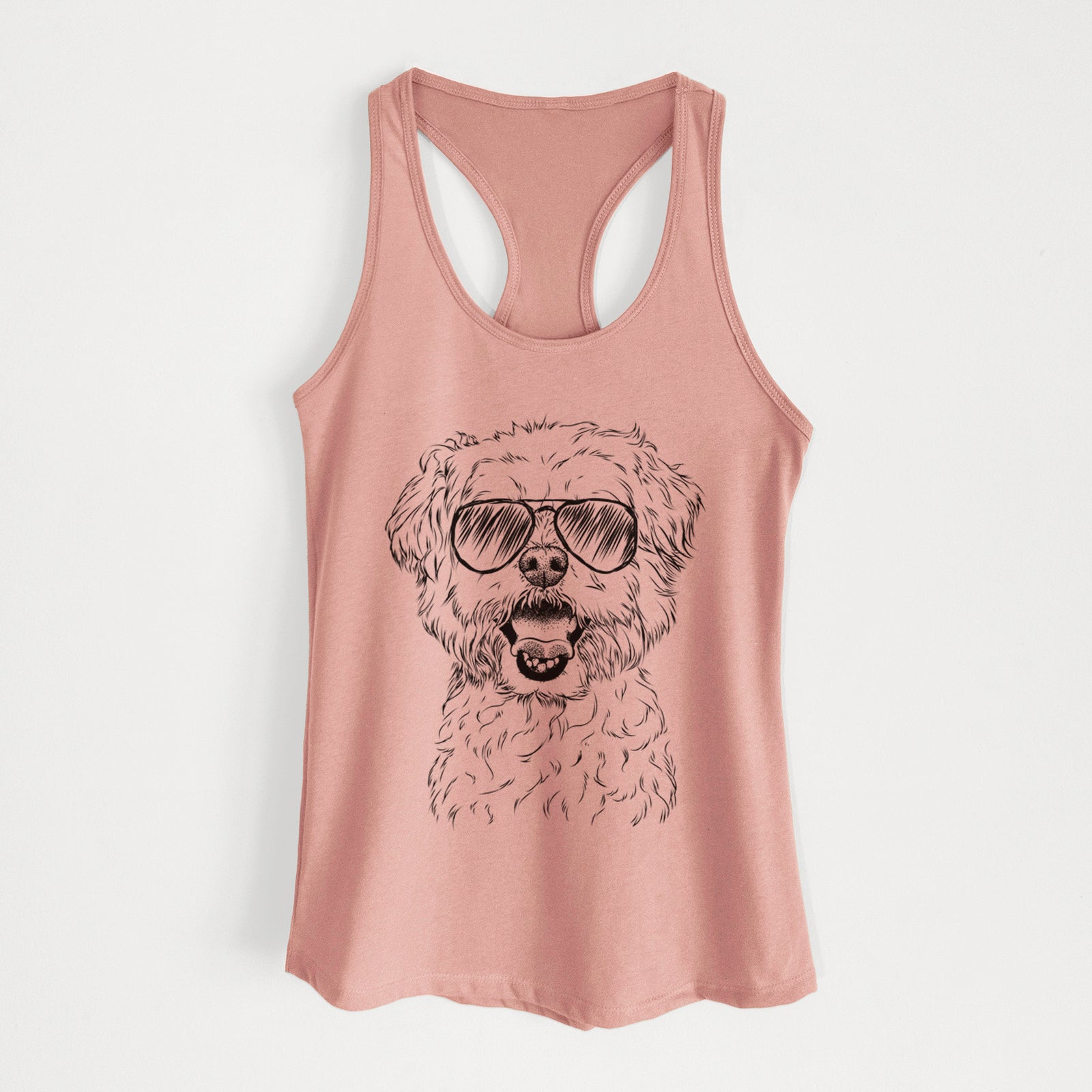 Belle the Maltipoo - Women's Racerback Tanktop