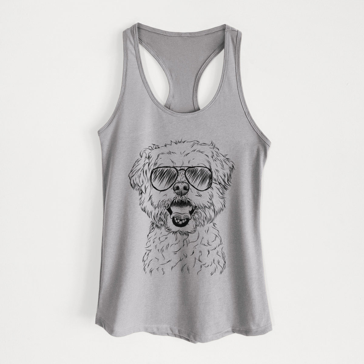 Belle the Maltipoo - Women's Racerback Tanktop