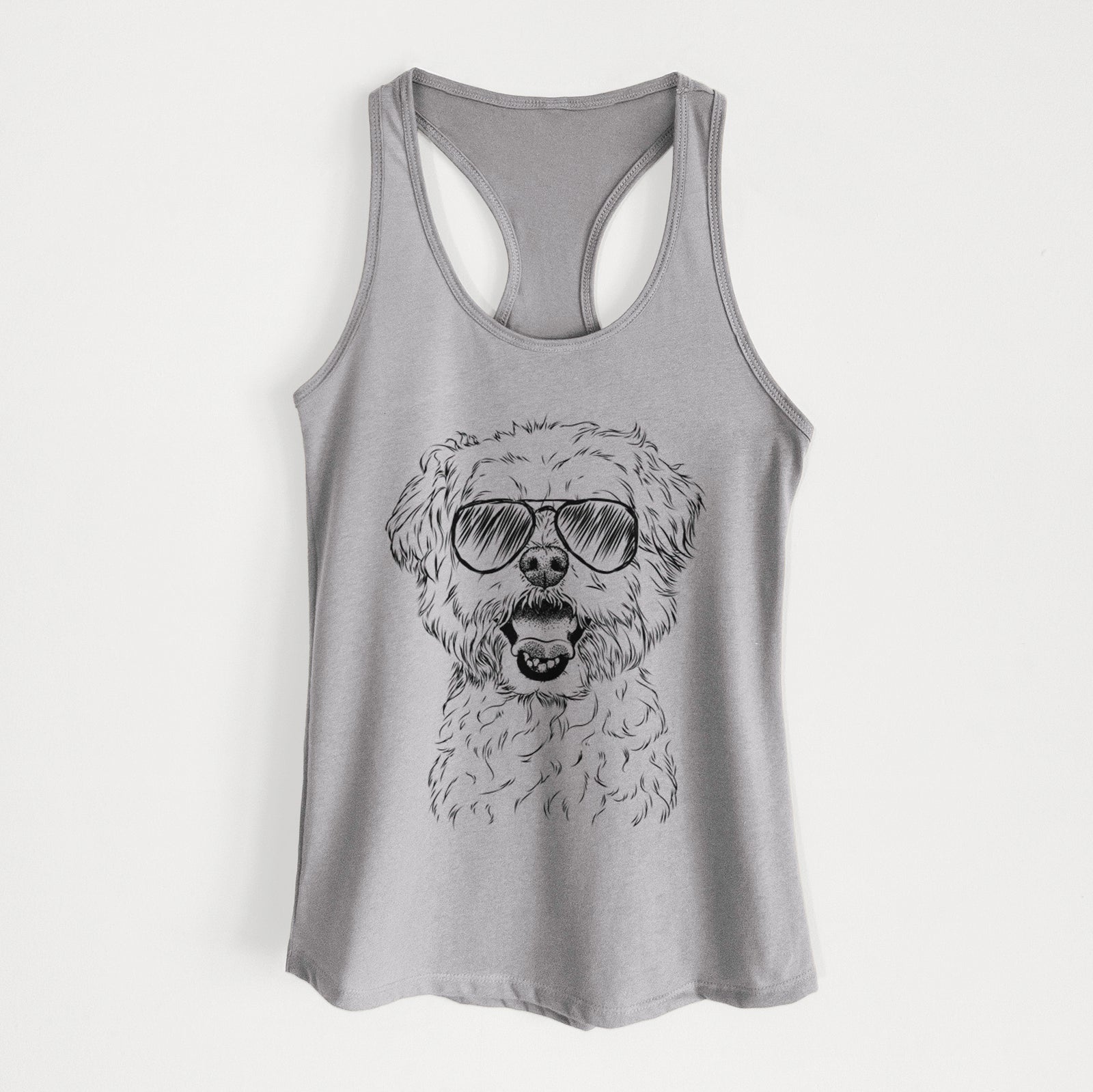 Belle the Maltipoo - Women's Racerback Tanktop