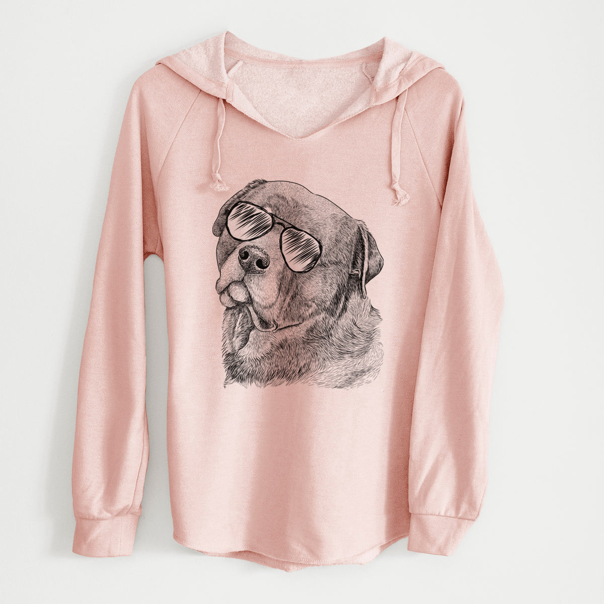 Aviator Bender the Rottweiler - Cali Wave Hooded Sweatshirt