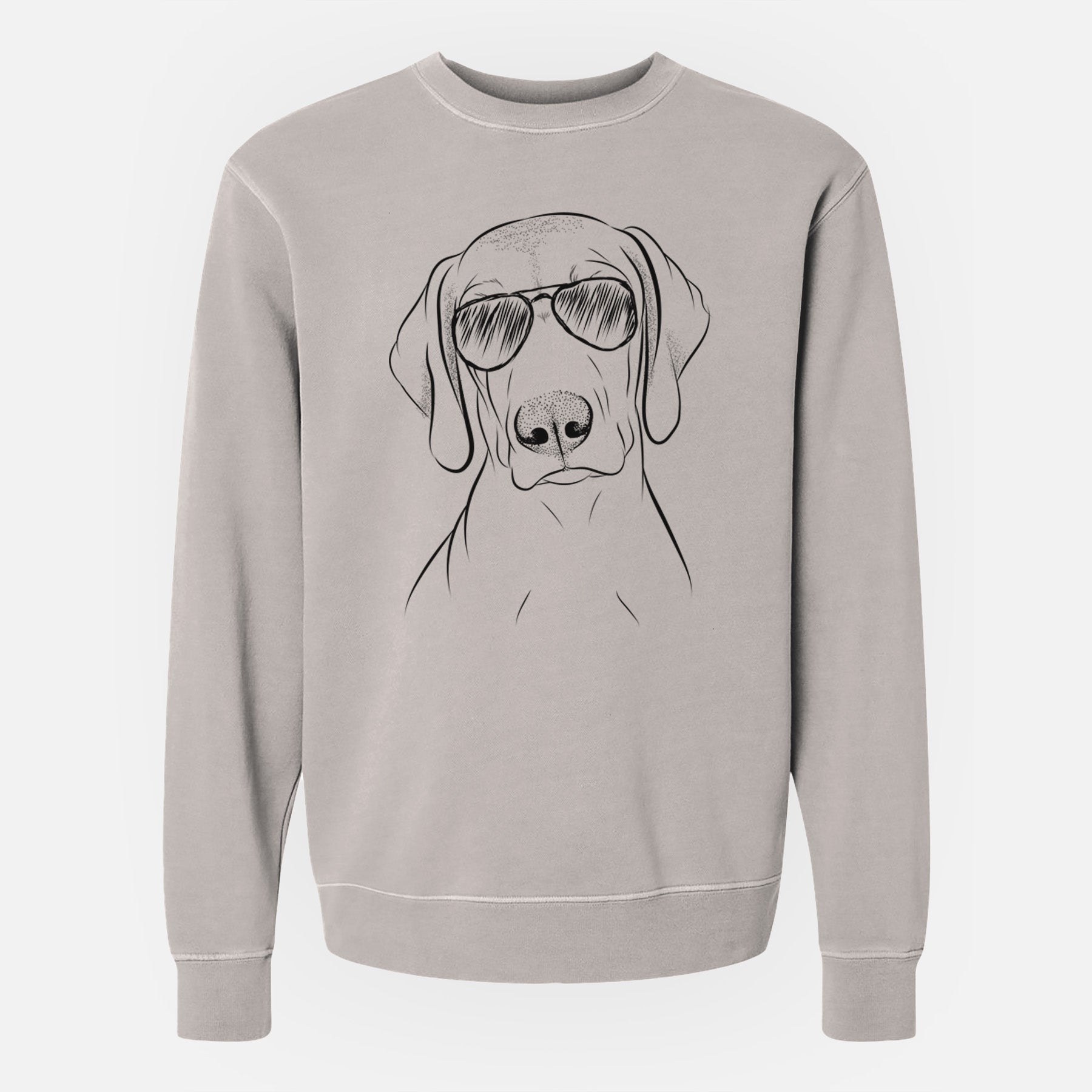 Aviator Benelli the Vizsla - Unisex Pigment Dyed Crew Sweatshirt