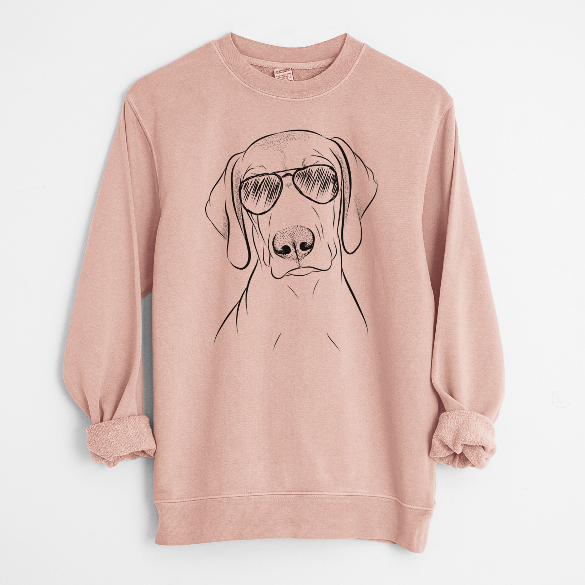 Aviator Benelli the Vizsla - Unisex Pigment Dyed Crew Sweatshirt