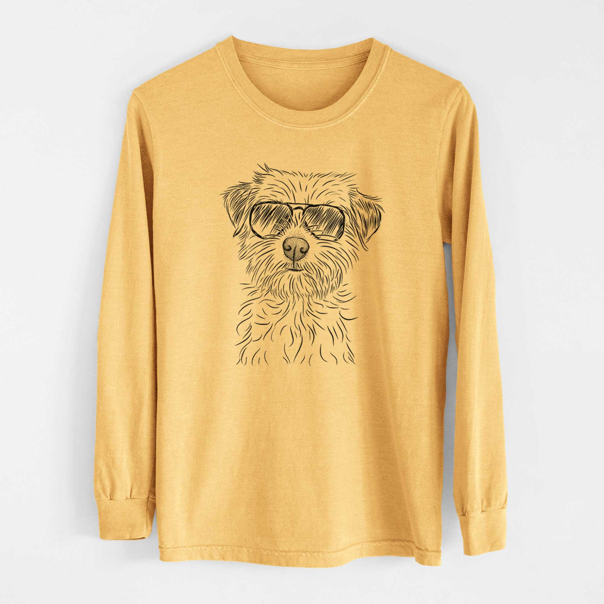 Aviators Benjamin the Border Terrier - Heavyweight 100% Cotton Long Sleeve