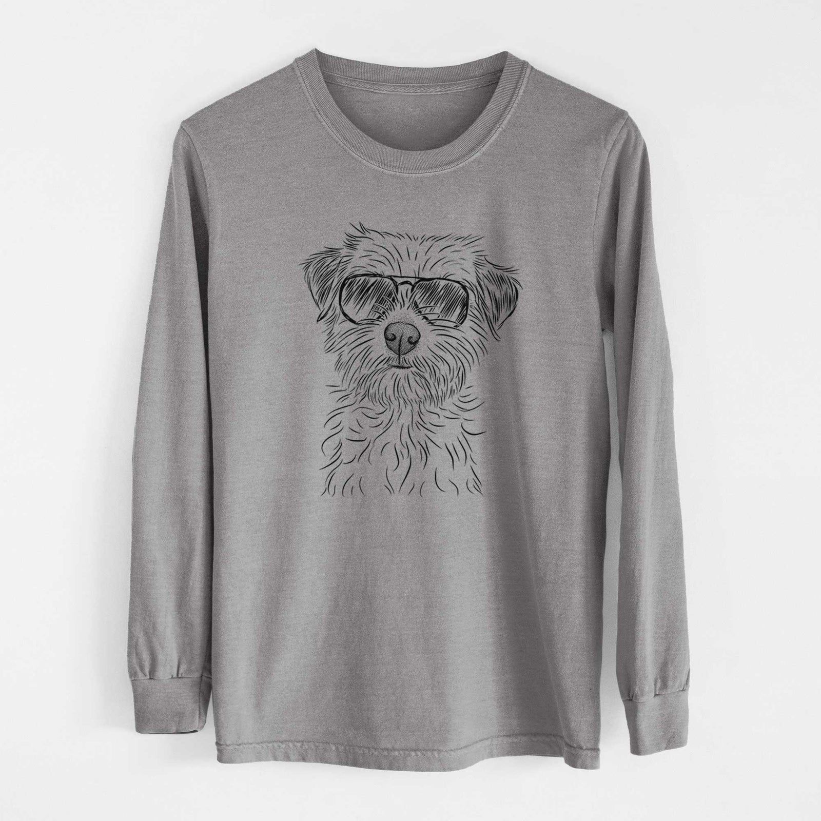 Aviators Benjamin the Border Terrier - Heavyweight 100% Cotton Long Sleeve