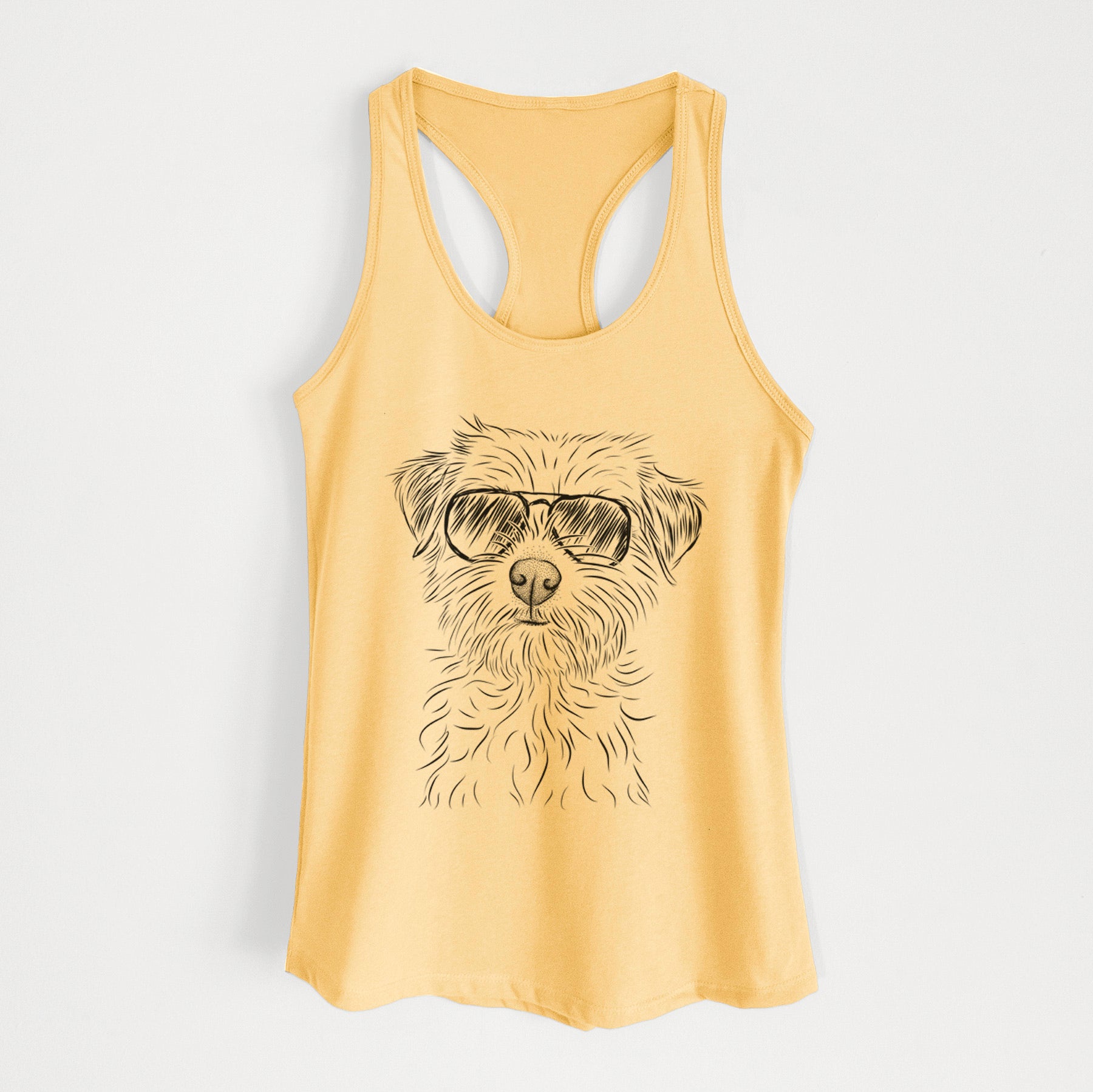 Benjamin the Border Terrier - Women's Racerback Tanktop