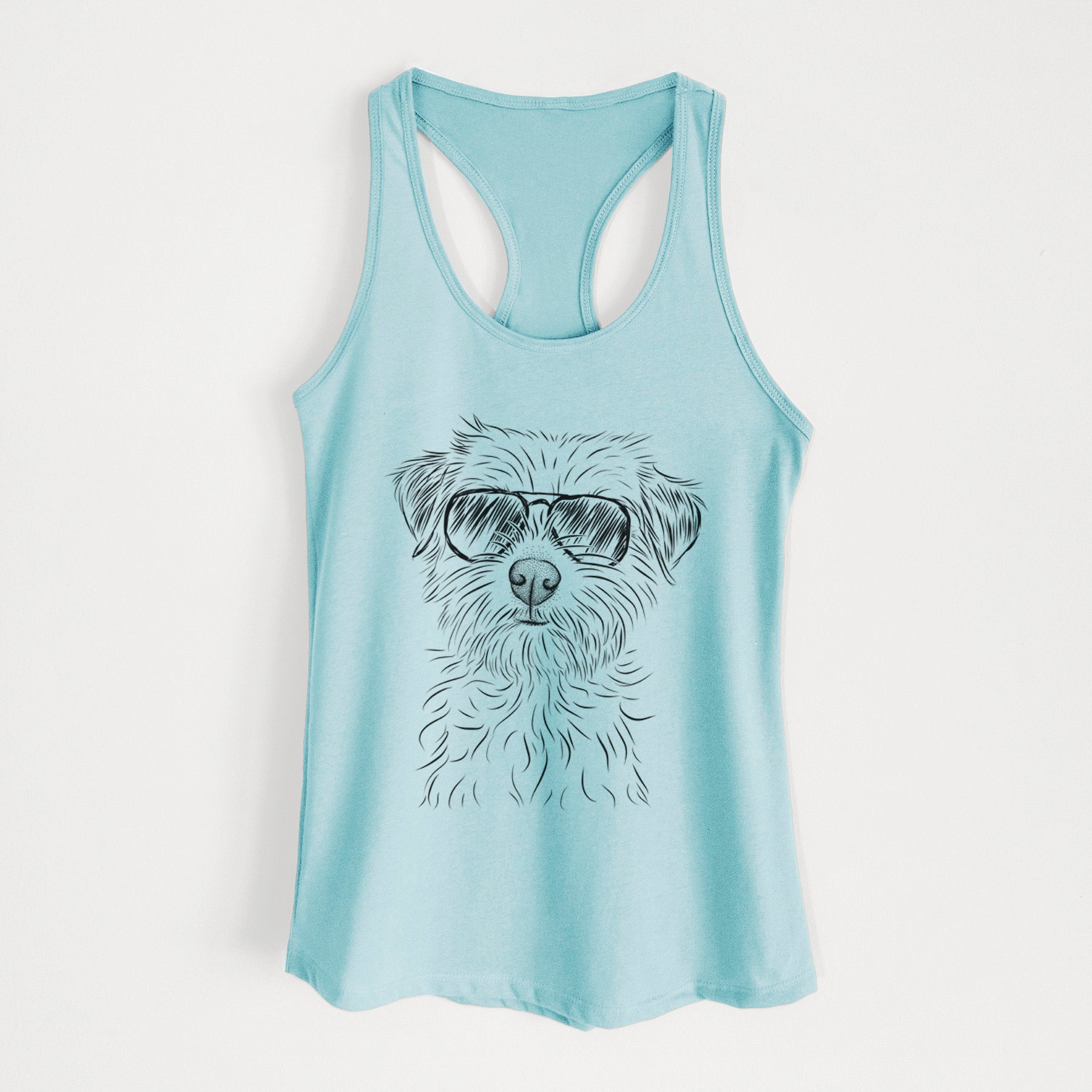 Benjamin the Border Terrier - Women's Racerback Tanktop