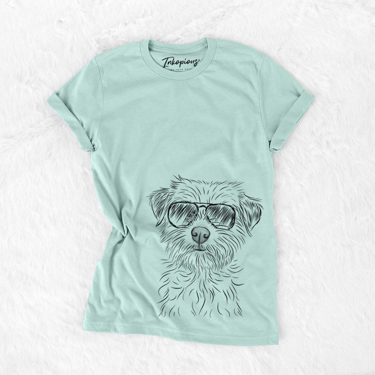 Aviator Benjamin the Border Terrier - Unisex Crewneck