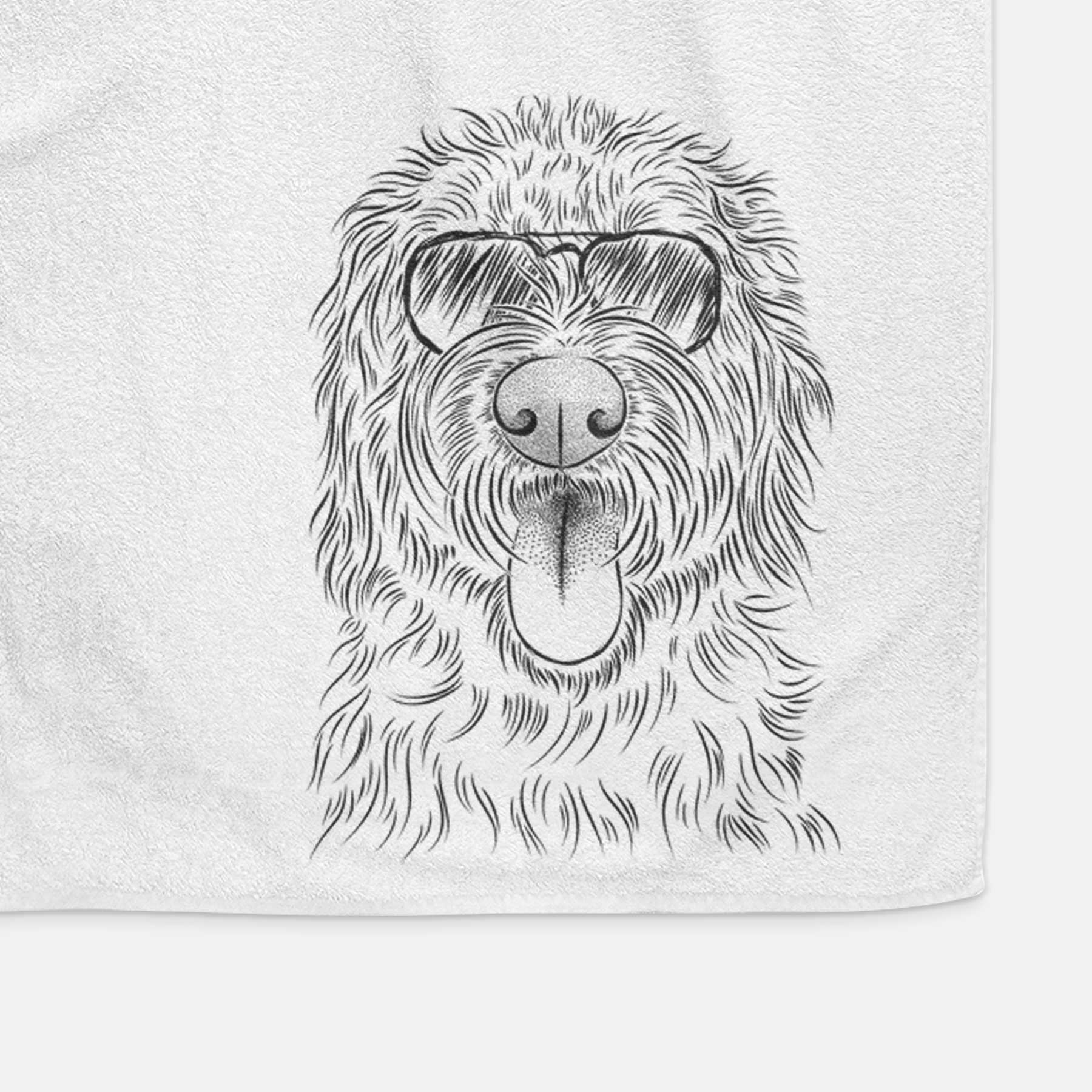 Bennett the Doodle Decorative Hand Towel