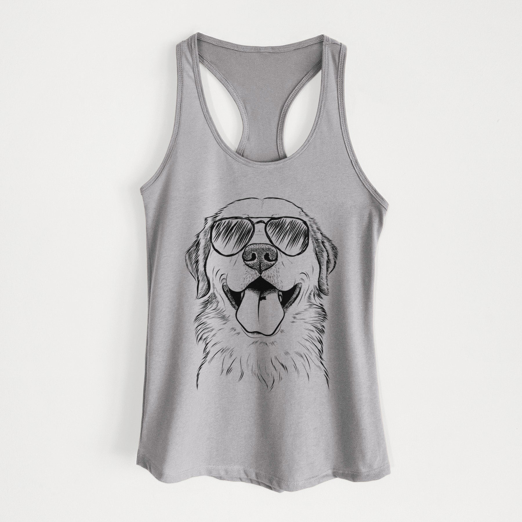 Bennett the Golden Retriever - Women's Racerback Tanktop