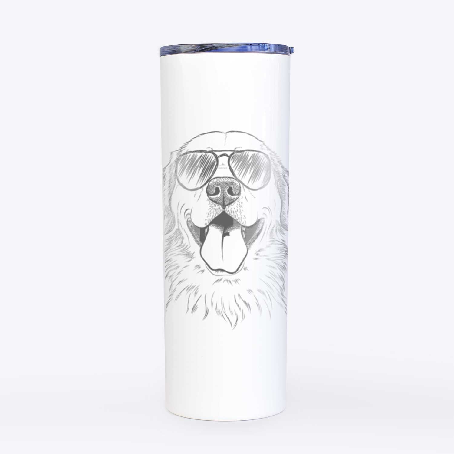 Bennett the Golden Retriever - 20oz Skinny Tumbler