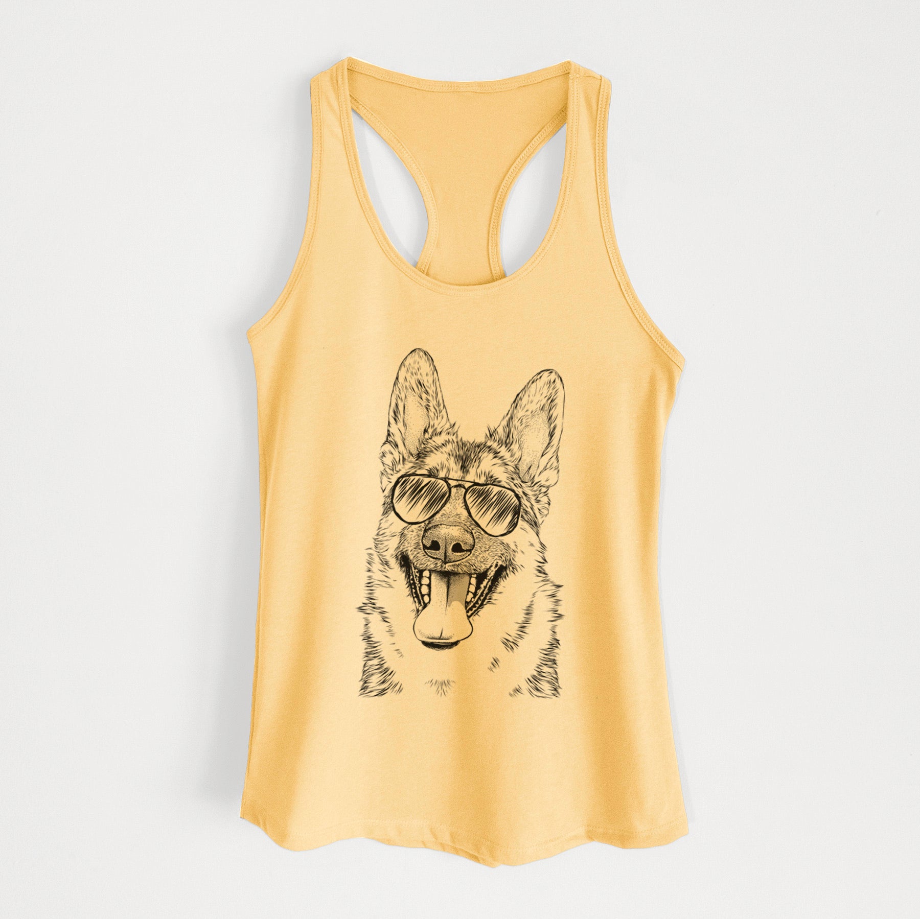 Benson the German Shepherd - Women's Racerback Tanktop