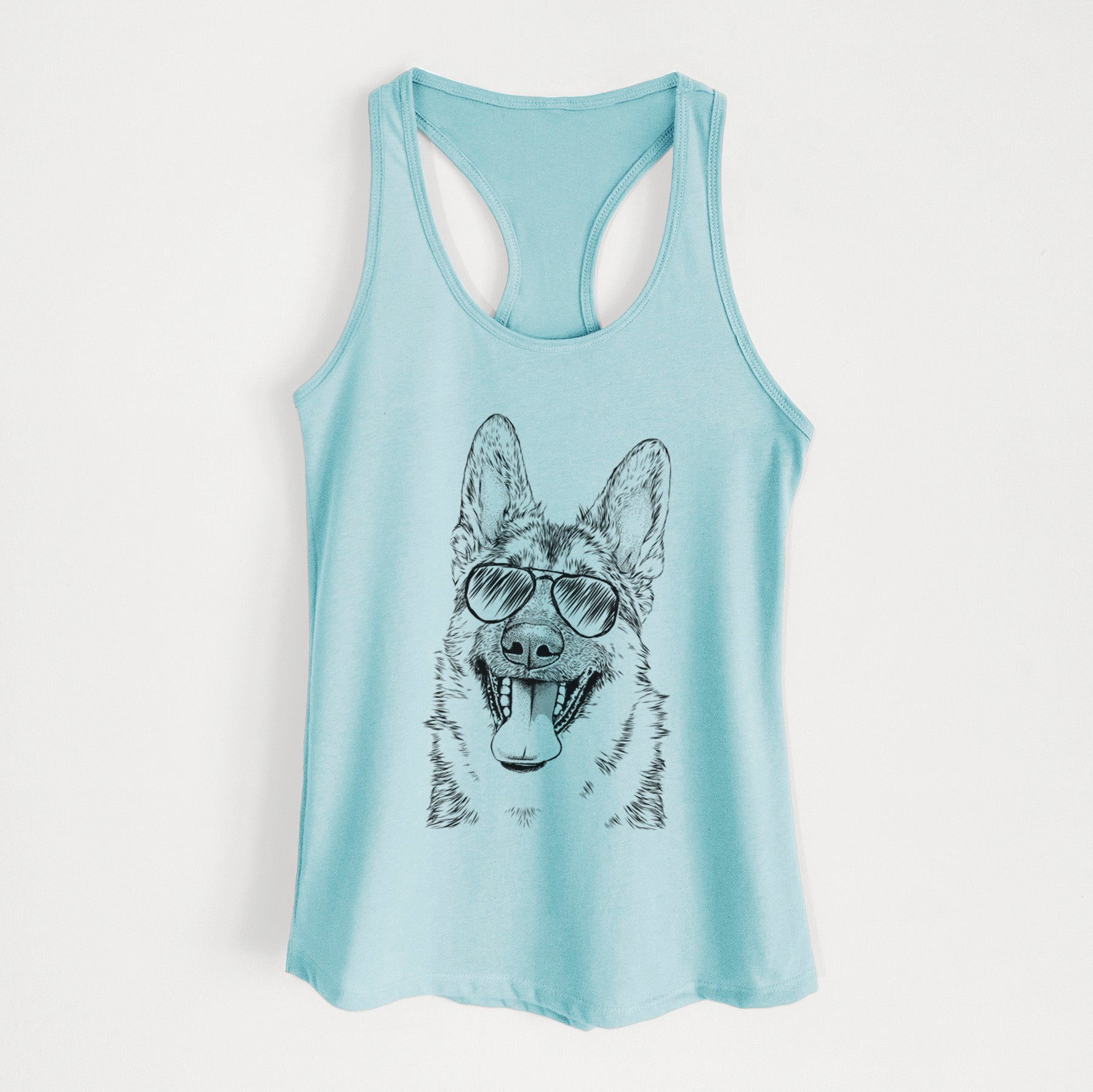 Benson the German Shepherd - Women's Racerback Tanktop