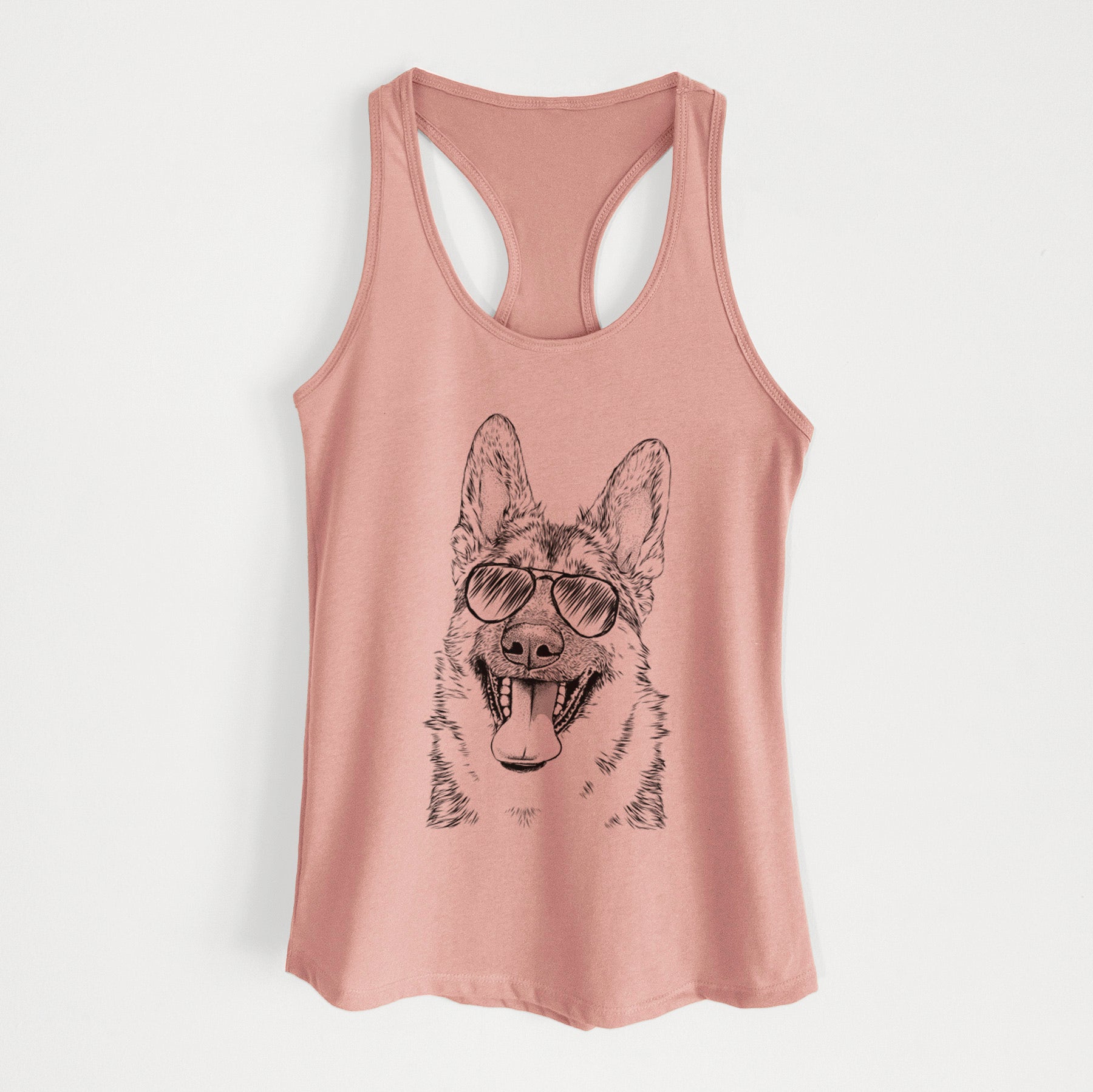 Benson the German Shepherd - Women's Racerback Tanktop