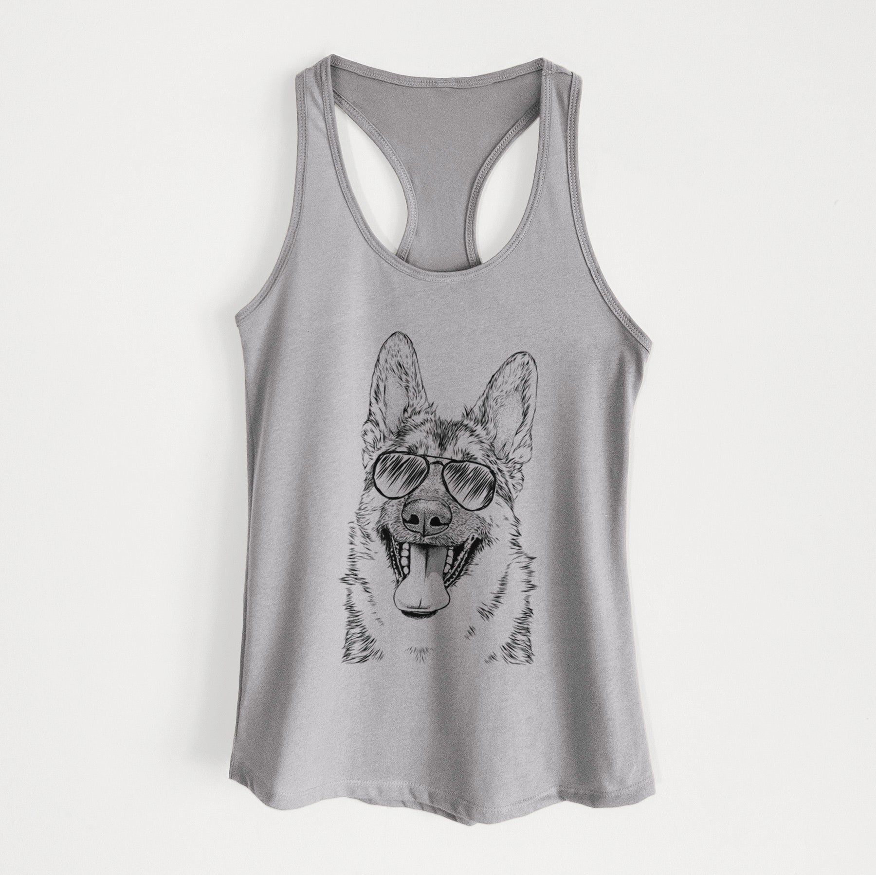 Benson the German Shepherd - Women's Racerback Tanktop