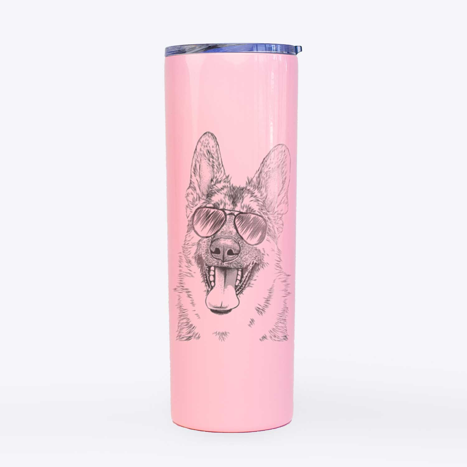 Benson the German Shepherd - 20oz Skinny Tumbler