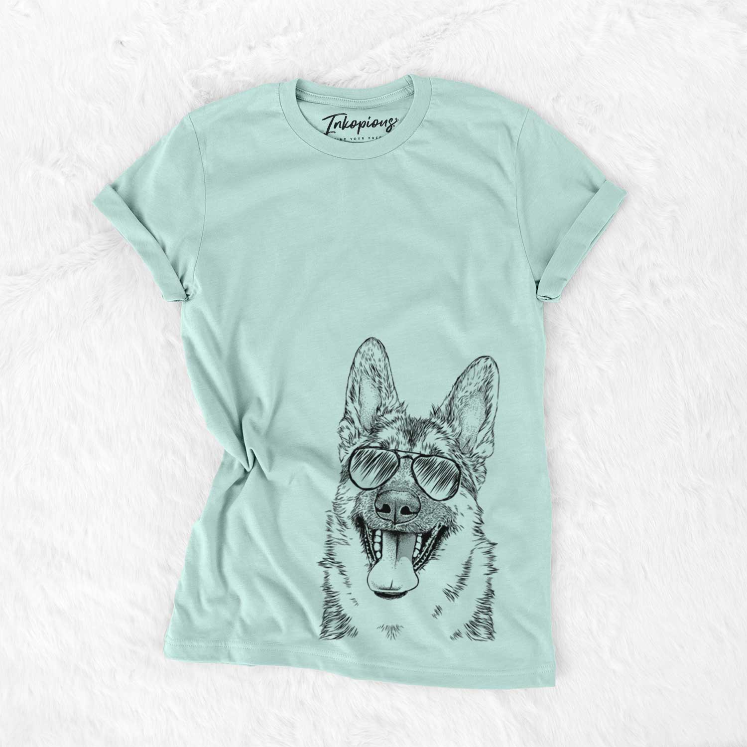 Aviator Benson the German Shepherd - Unisex Crewneck