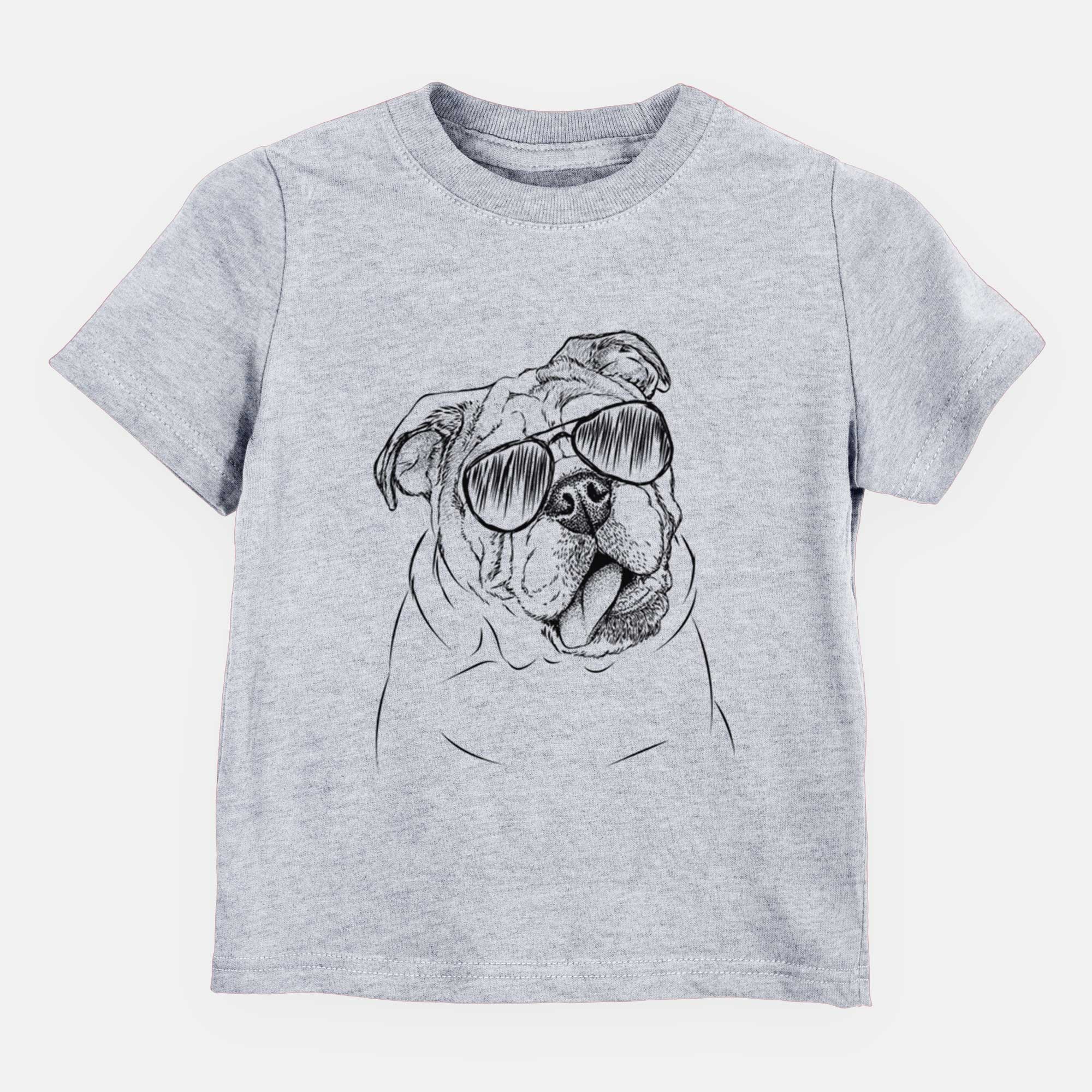 Aviator Benson the English Bulldog - Kids/Youth/Toddler Shirt