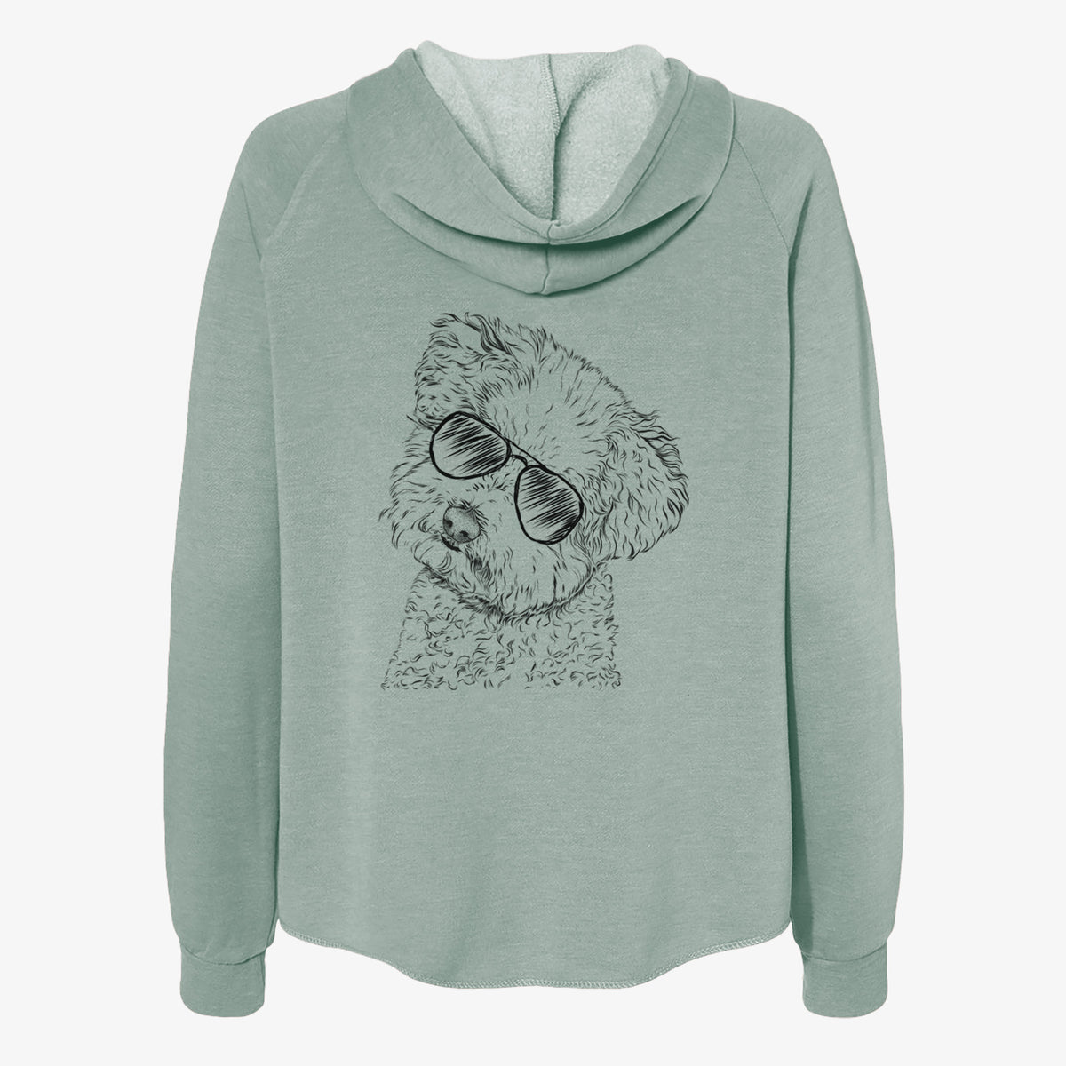 Bento the Bolognese - Women's Cali Wave Zip-Up Sweatshirt