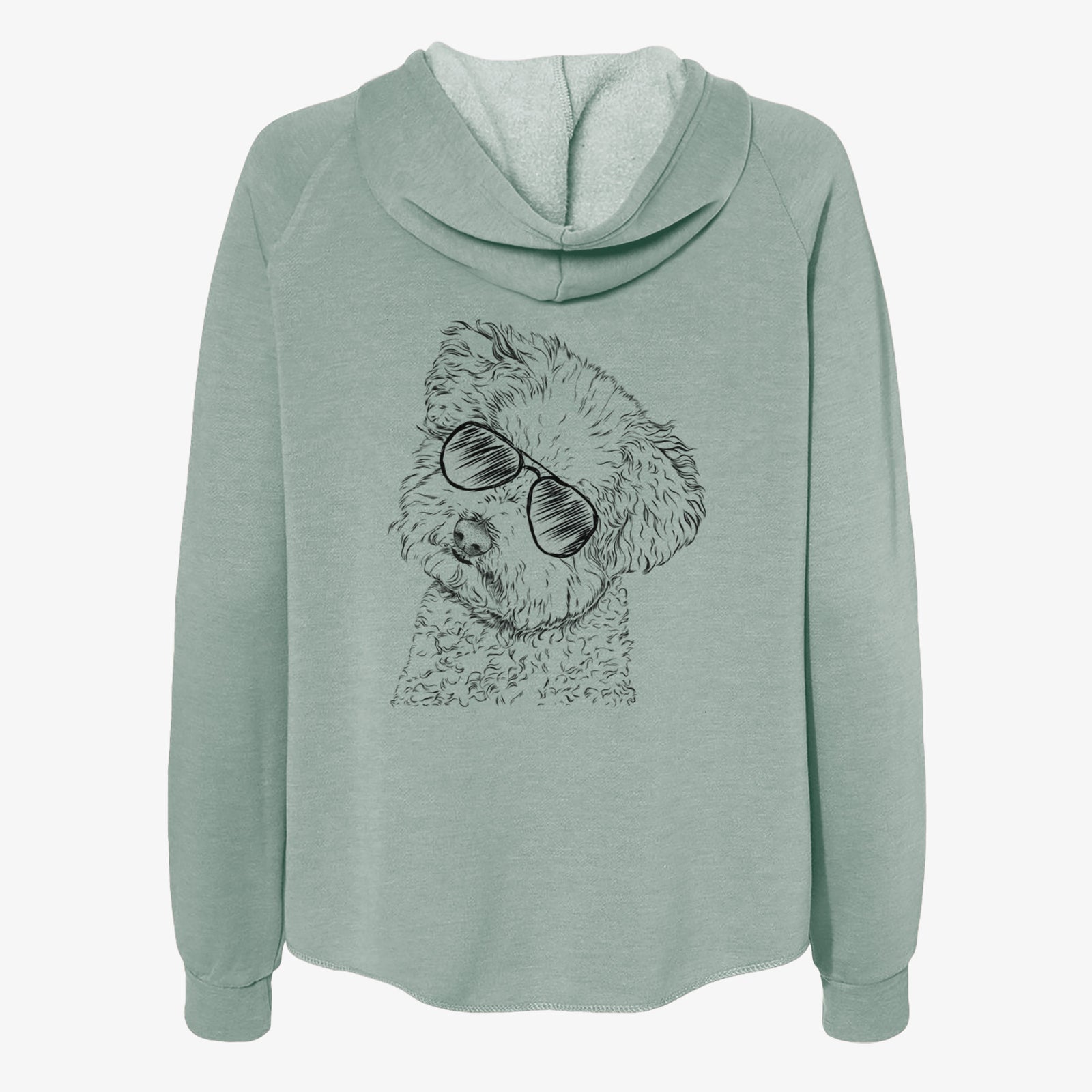 Bento the Bolognese - Women's Cali Wave Zip-Up Sweatshirt