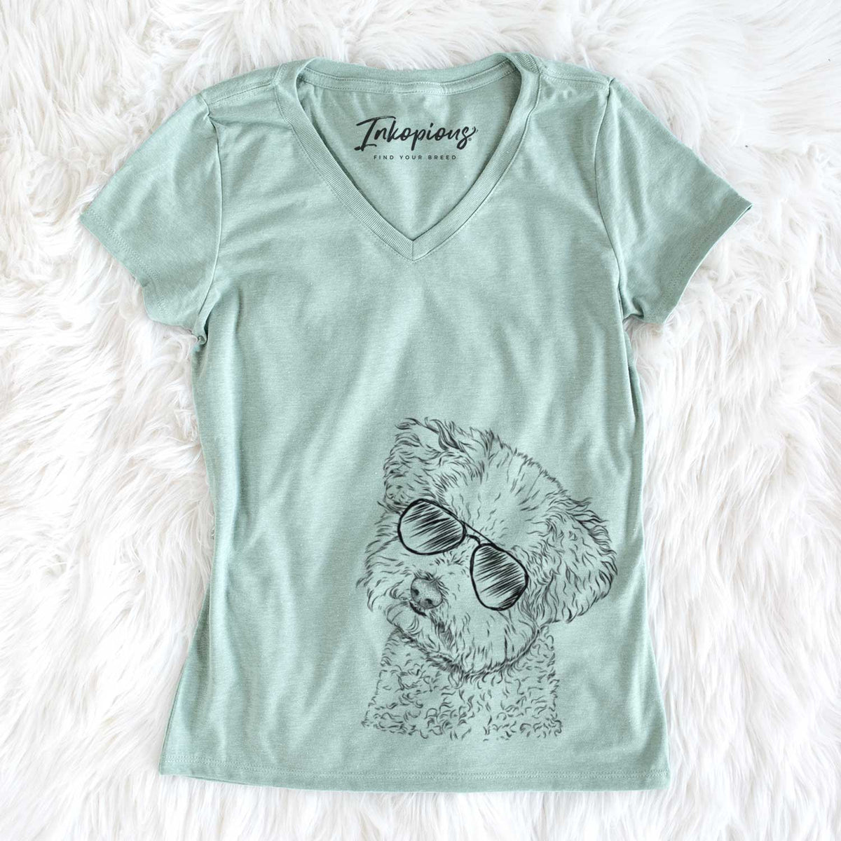 Aviator Bento the Bolognese - Women's V-neck Shirt