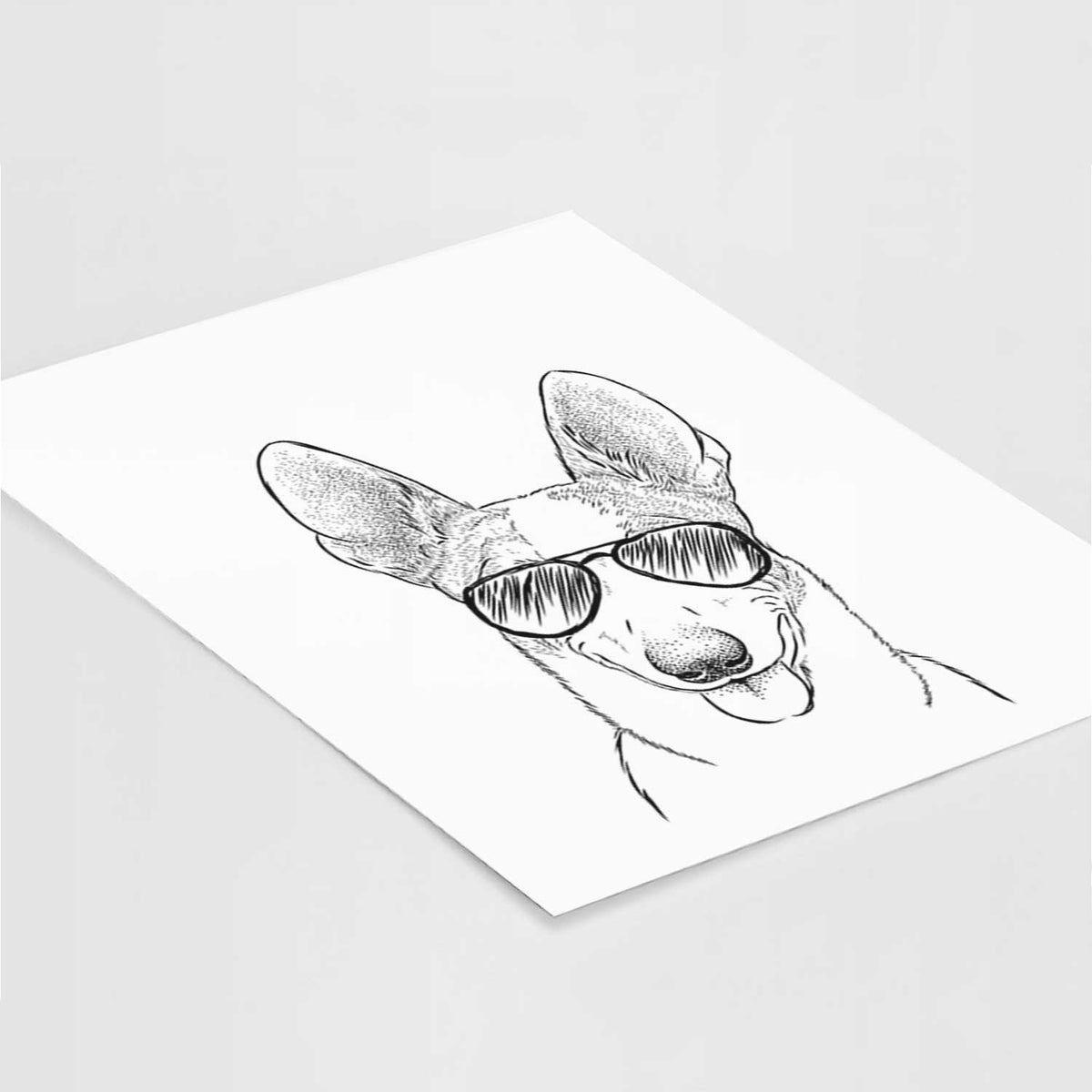 Berlin the Carolina Dog Art Print