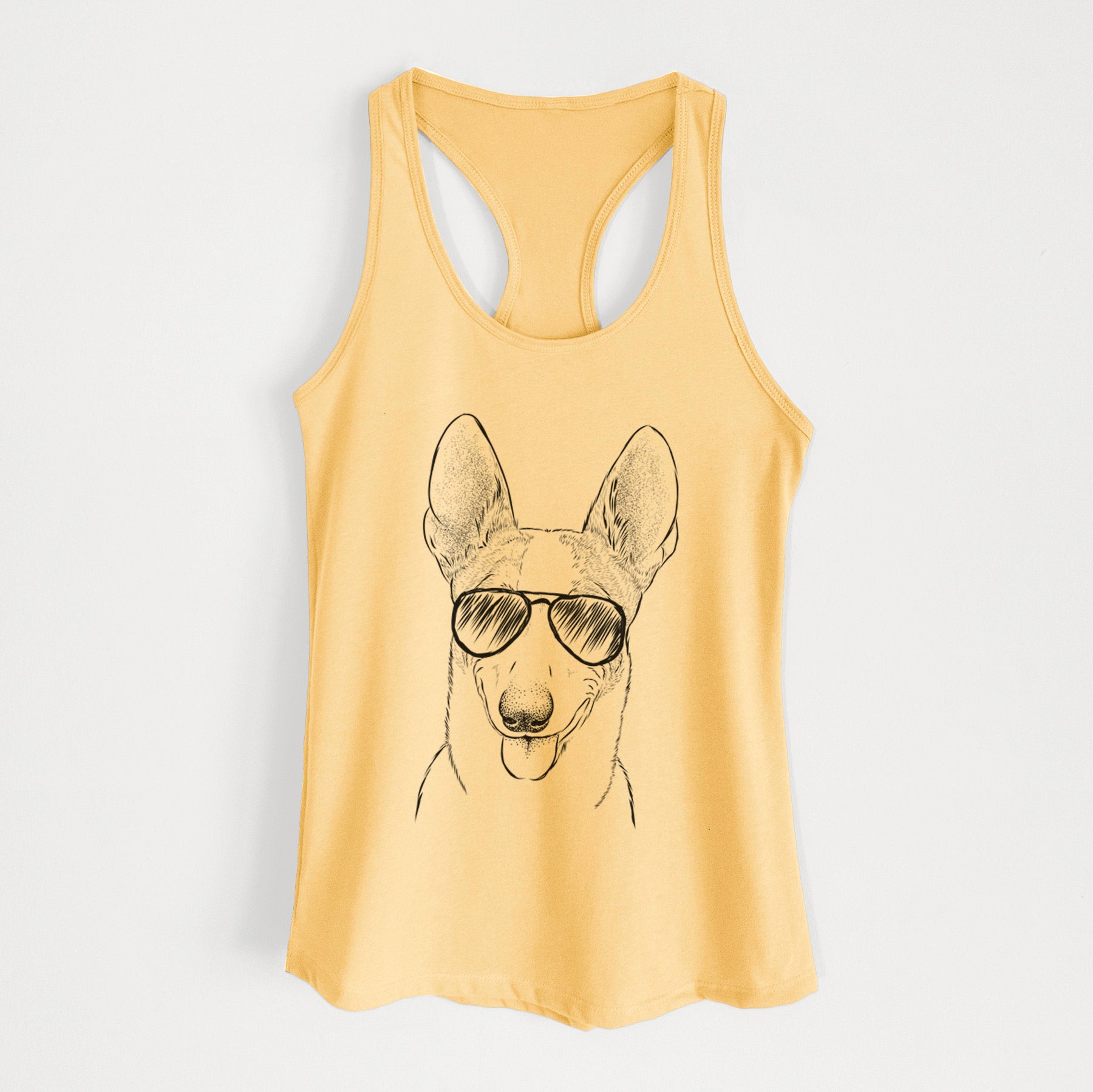 Berlin the Carolina Dog - Women's Racerback Tanktop