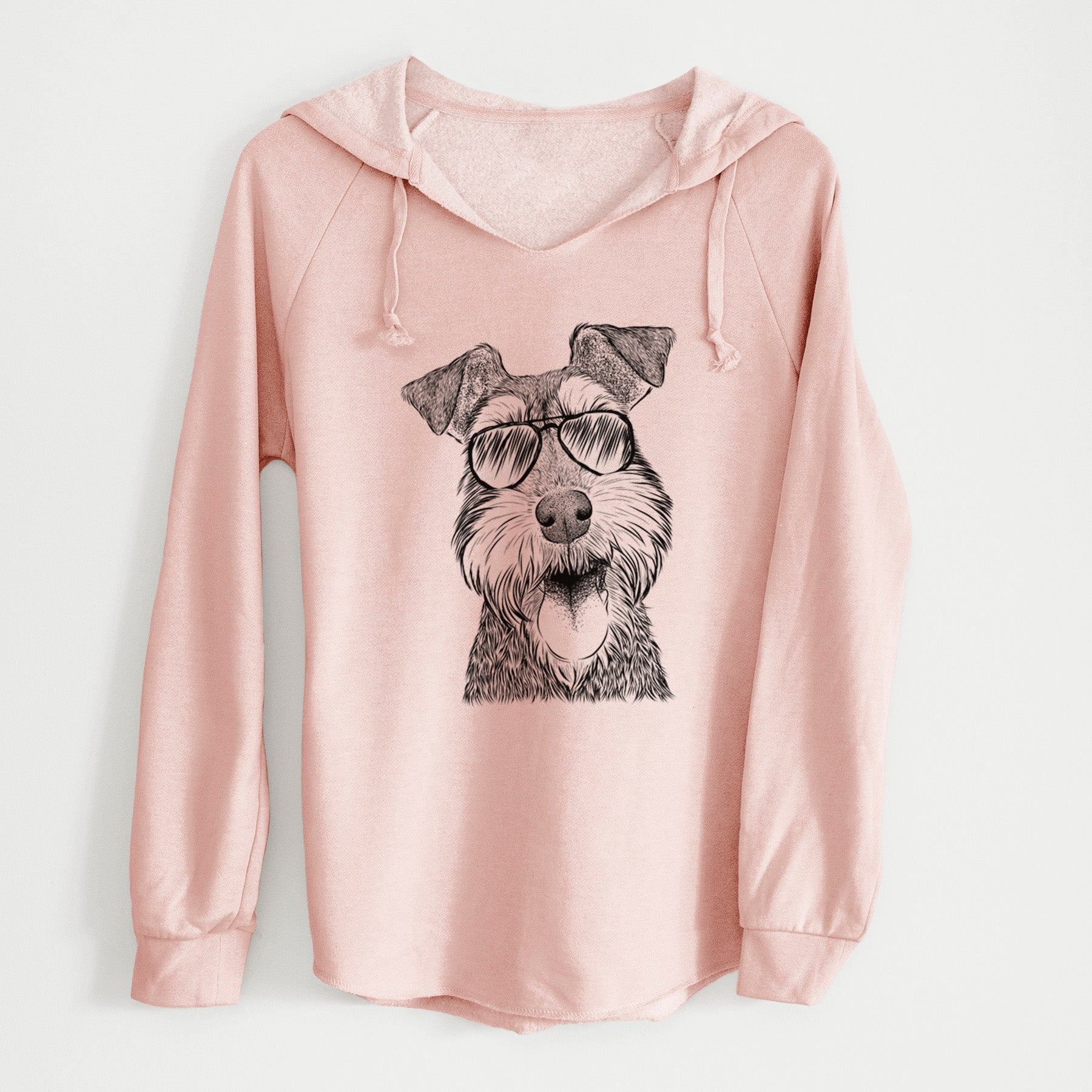 Aviator Bernadette the Mini Schnauzer - Cali Wave Hooded Sweatshirt