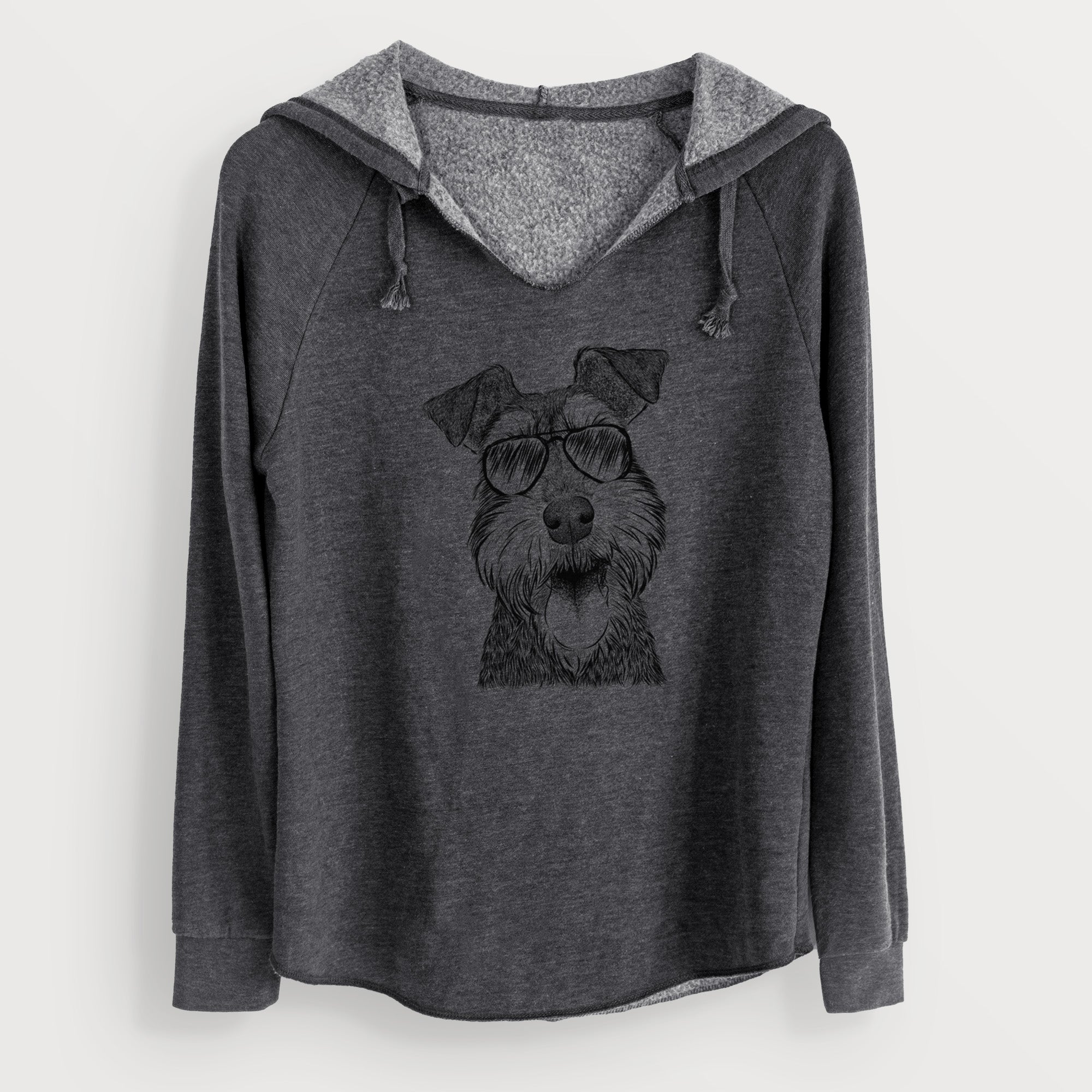 Aviator Bernadette the Mini Schnauzer - Cali Wave Hooded Sweatshirt