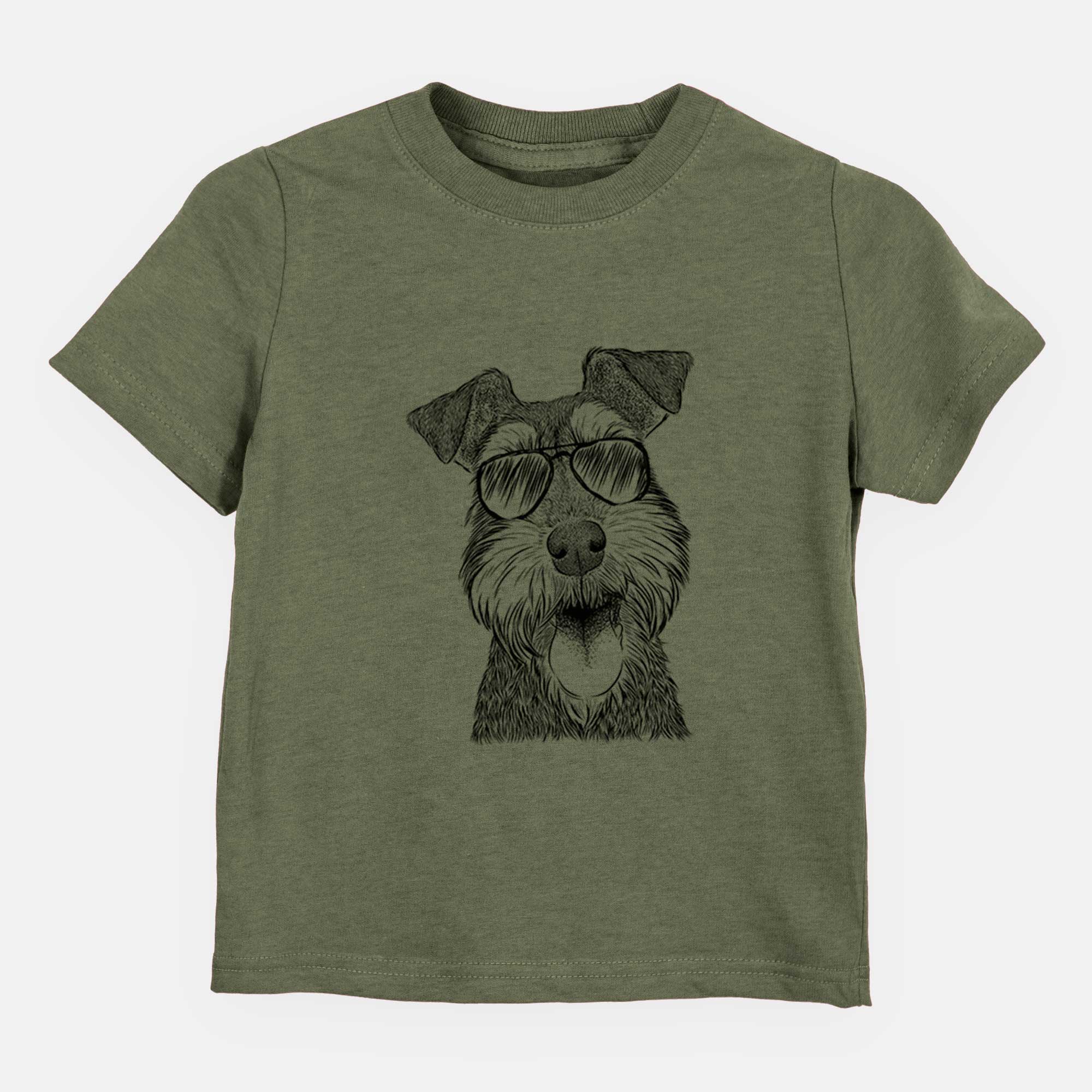 Aviator Bernadette the Mini Schnauzer - Kids/Youth/Toddler Shirt