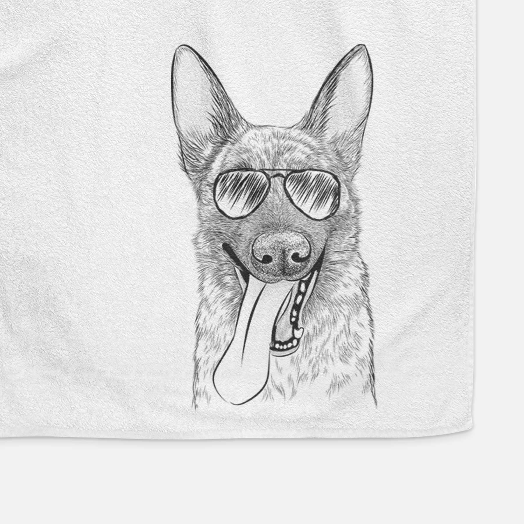 Bessa the Dutch Shepherd Decorative Hand Towel