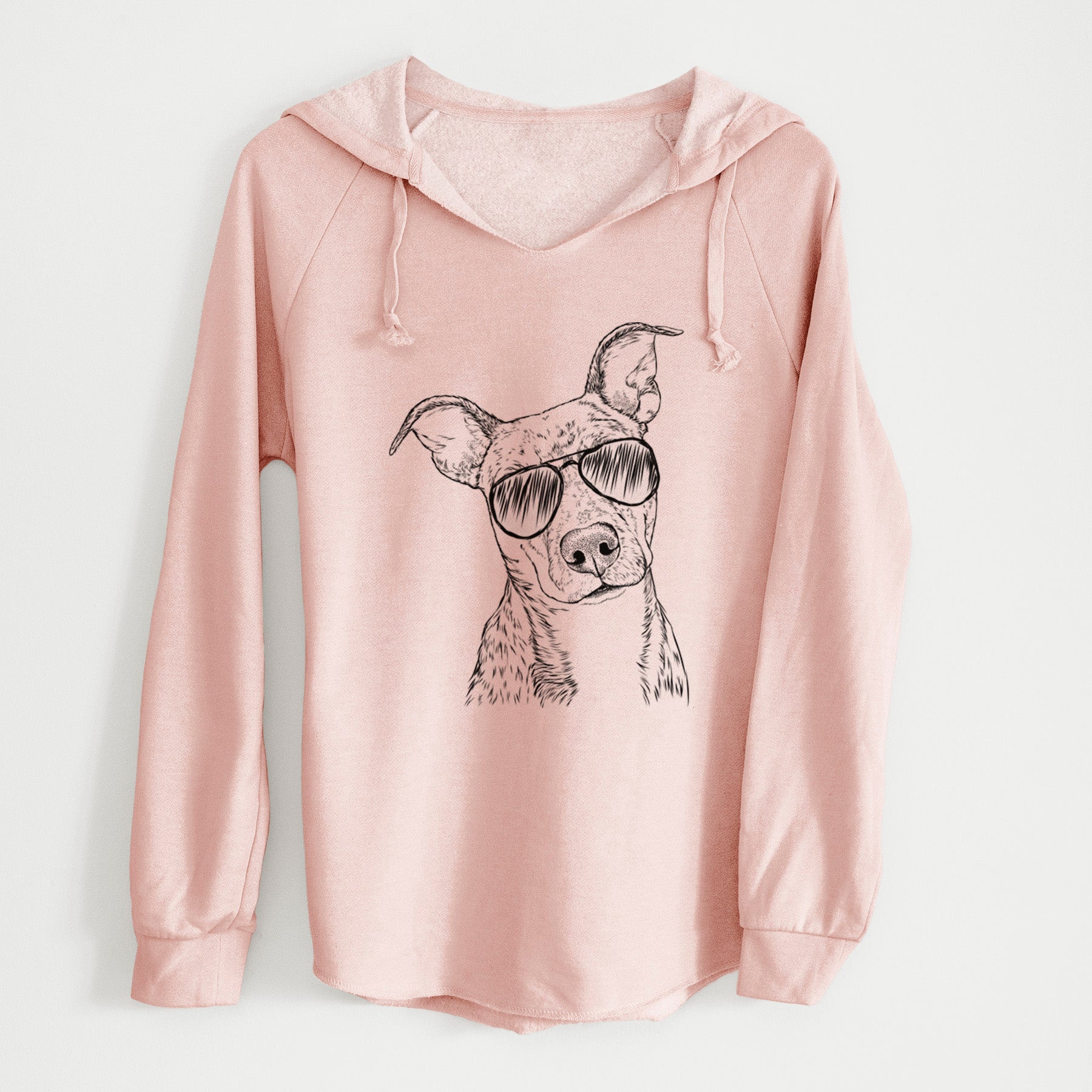 Aviator Bianca the Mixed Breed - Cali Wave Hooded Sweatshirt
