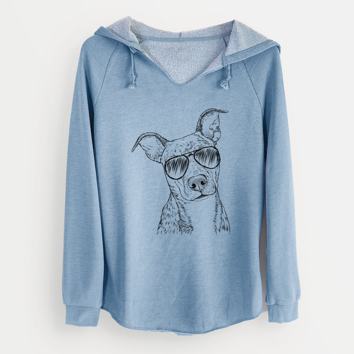 Aviator Bianca the Mixed Breed - Cali Wave Hooded Sweatshirt