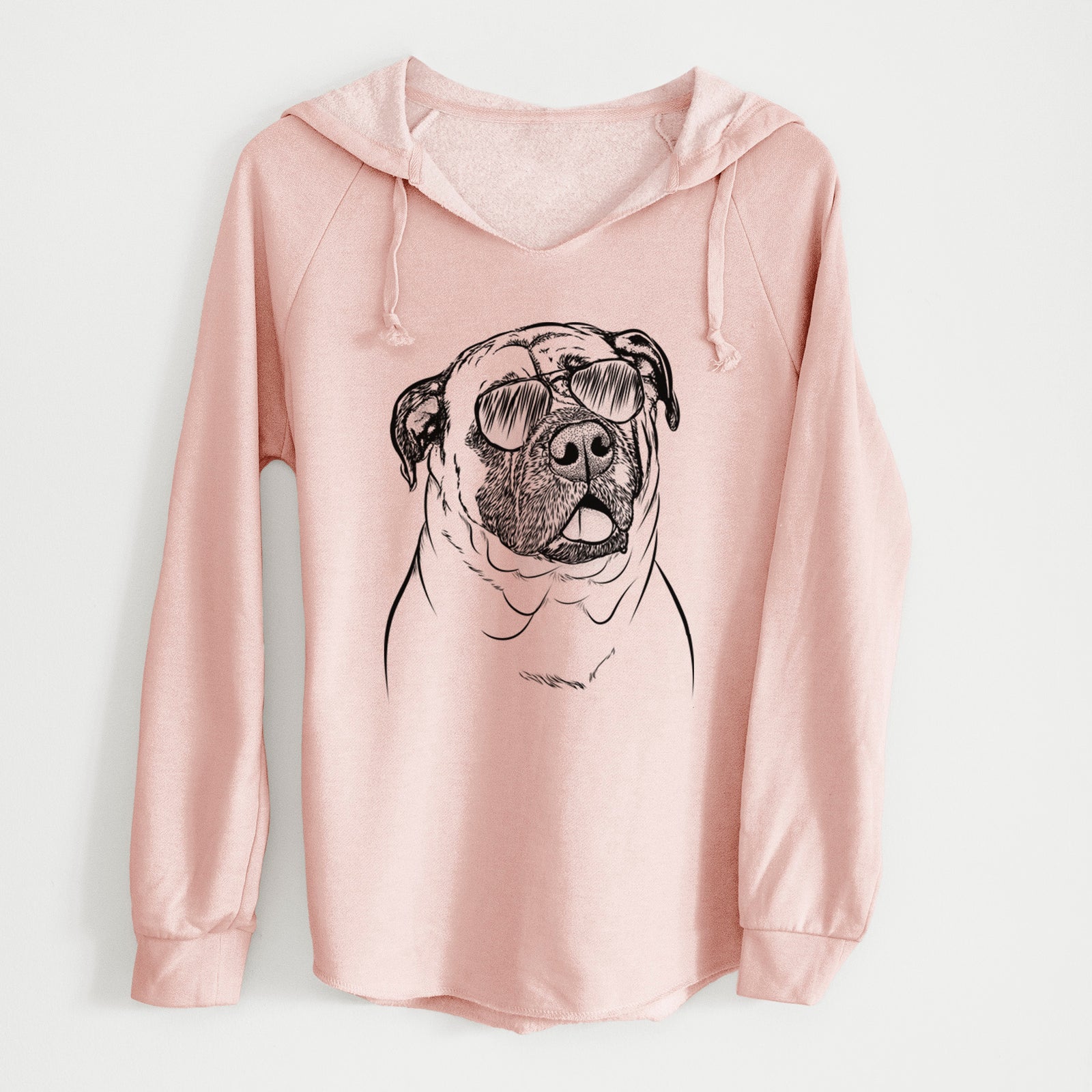 Aviator Big P the English Mastiff - Cali Wave Hooded Sweatshirt