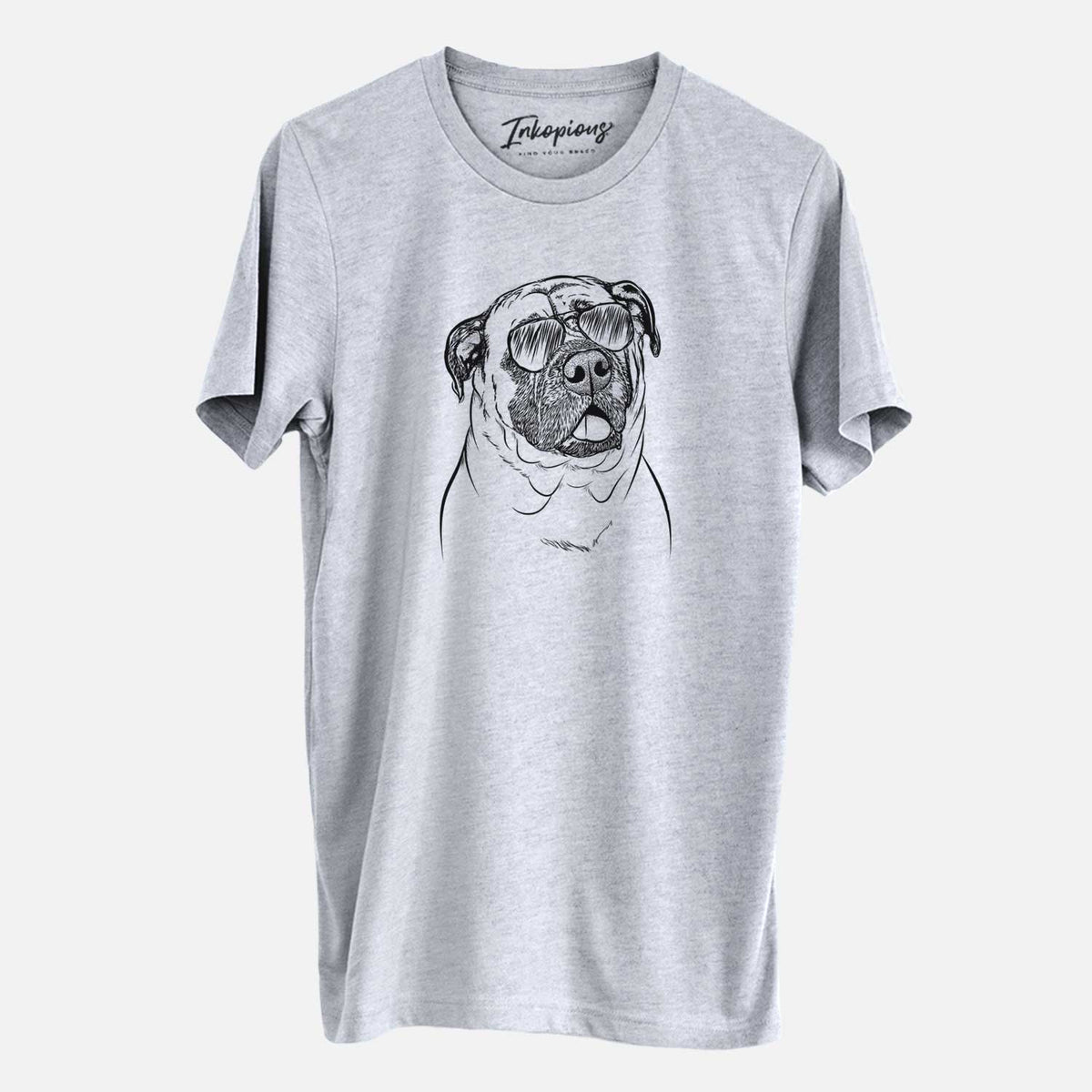 Aviator Big P the English Mastiff - Unisex Crewneck