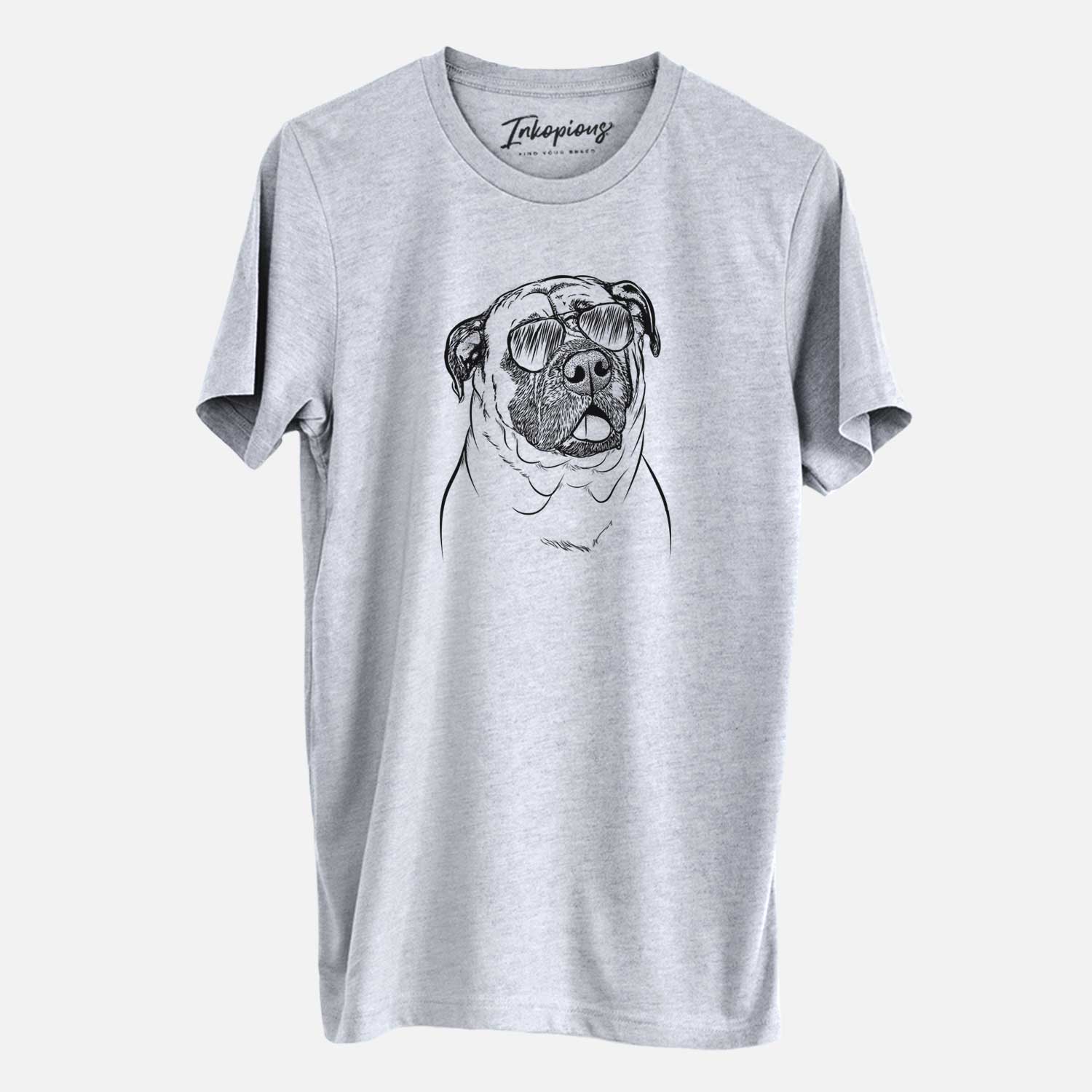 Aviator Big P the English Mastiff - Unisex Crewneck