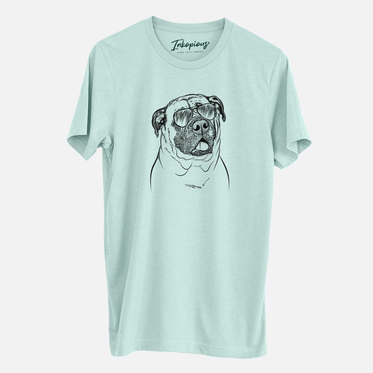Aviator Big P the English Mastiff - Unisex Crewneck
