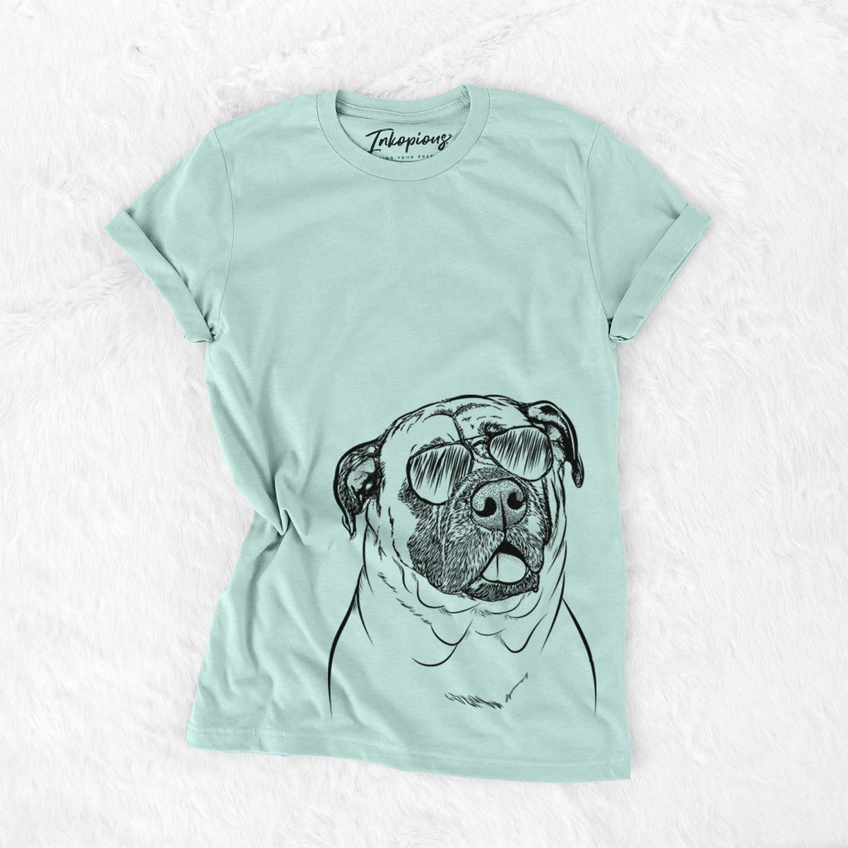 Aviator Big P the English Mastiff - Unisex Crewneck