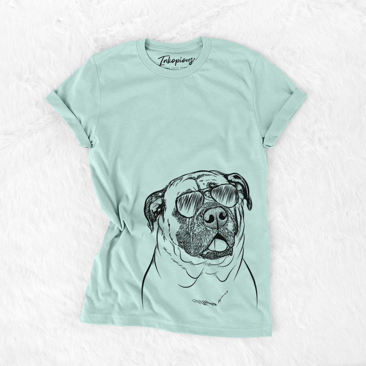 Aviator Big P the English Mastiff - Unisex Crewneck