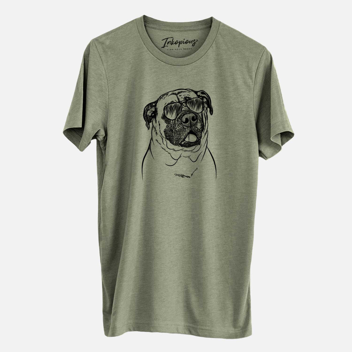 Aviator Big P the English Mastiff - Unisex Crewneck