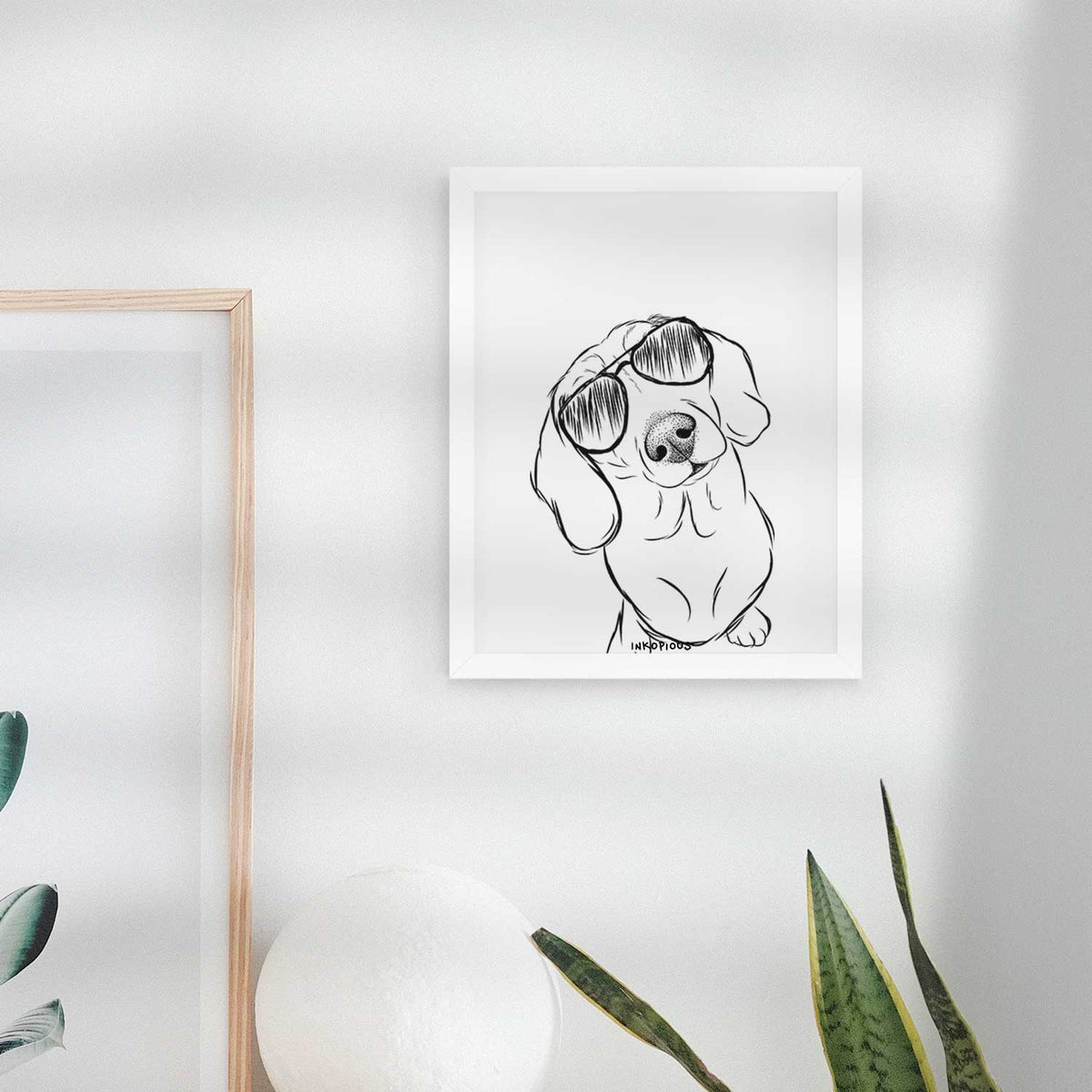 Bill the Dachshund Art Print