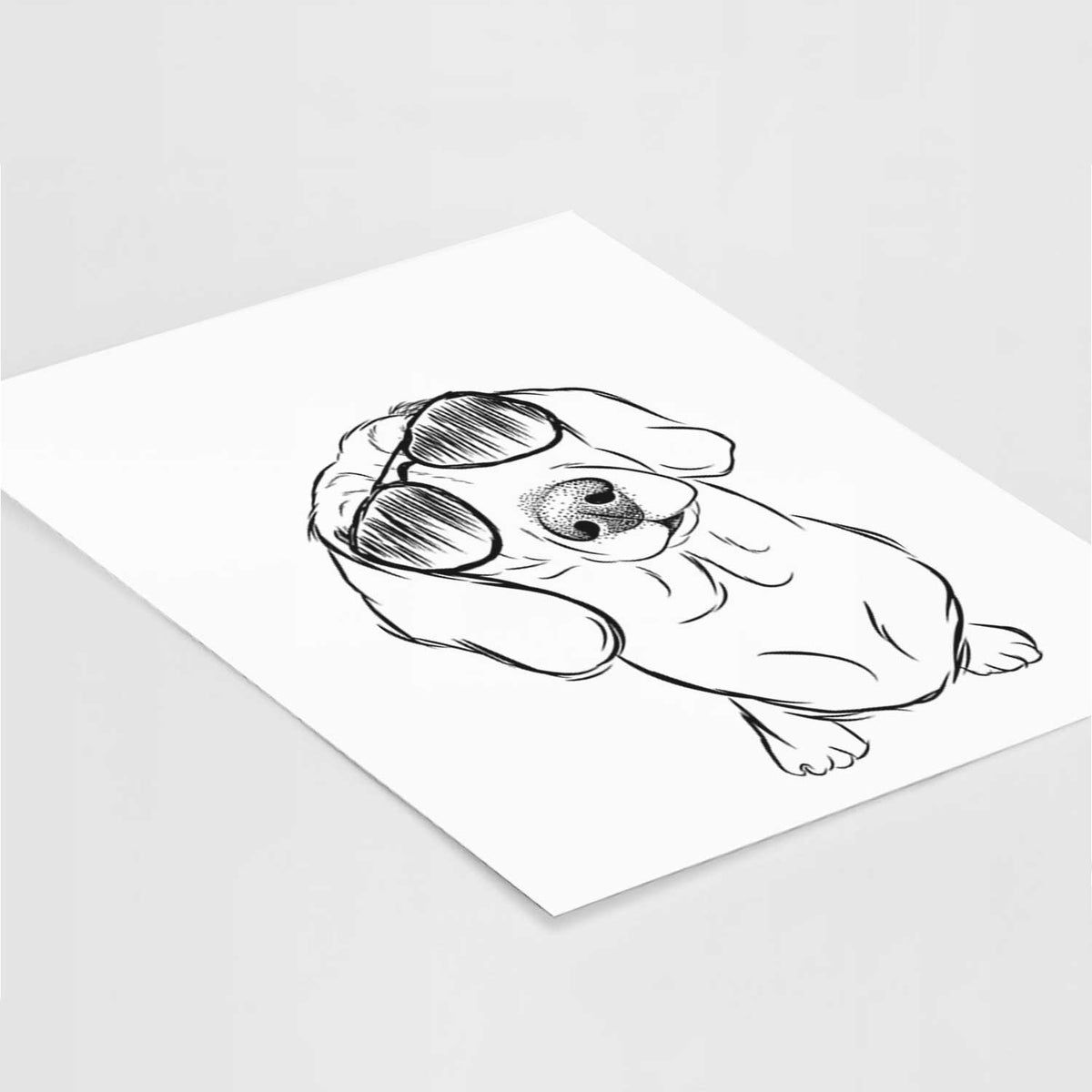 Bill the Dachshund Art Print