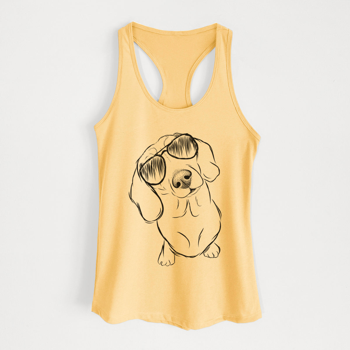 Bill the Dachshund - Women's Racerback Tanktop
